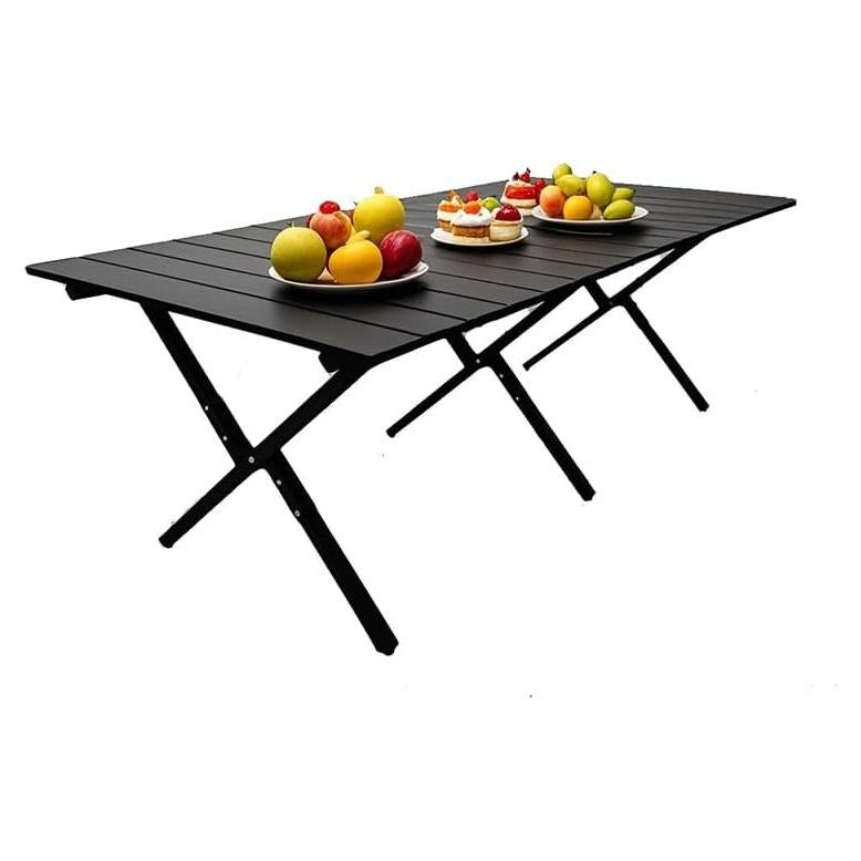 Mesa Plegable de Aluminio Evolve Heritage 119x58 cm Negra