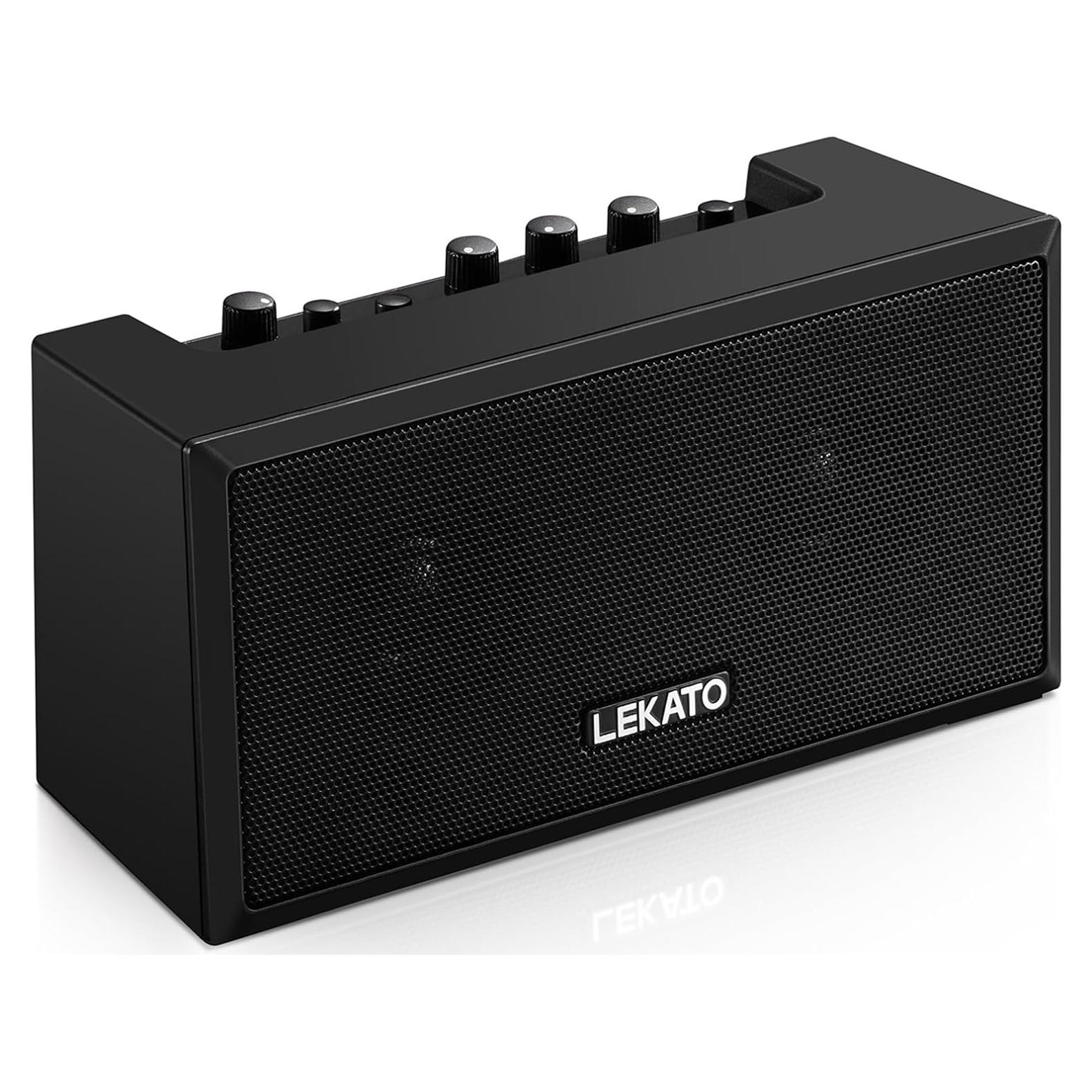 Amplificador de guitarra LEKATO GA-02 5W Bluetooth recargable