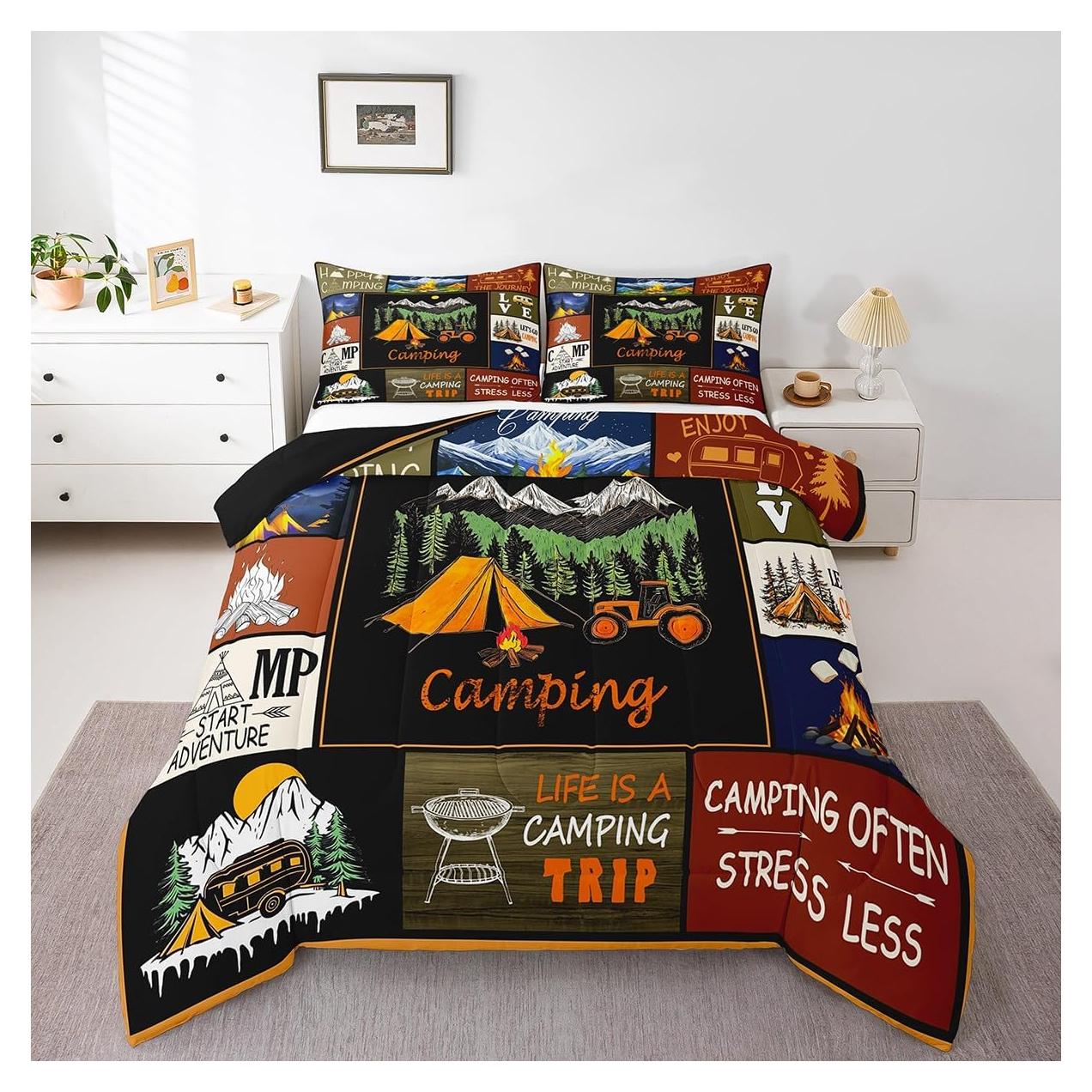 Juego de Edredón Doble Erosebridal Camping 229x173 cm