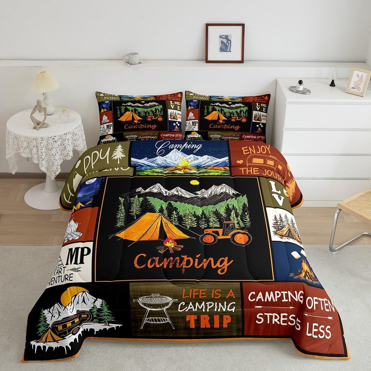 Juego de Edredón Doble Erosebridal Camping 229x173 cm