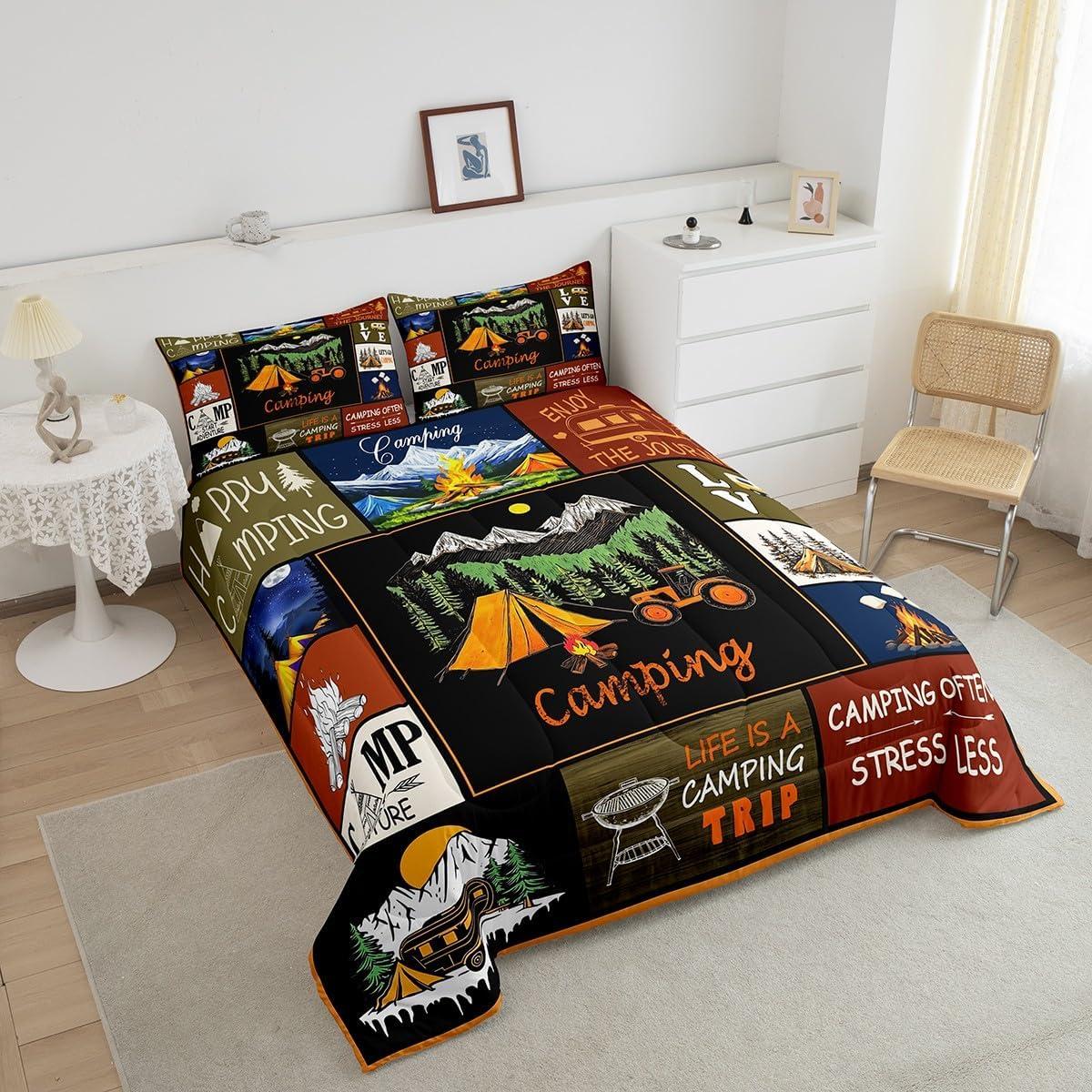 Juego de Edredón Doble Erosebridal Camping 229x173 cm