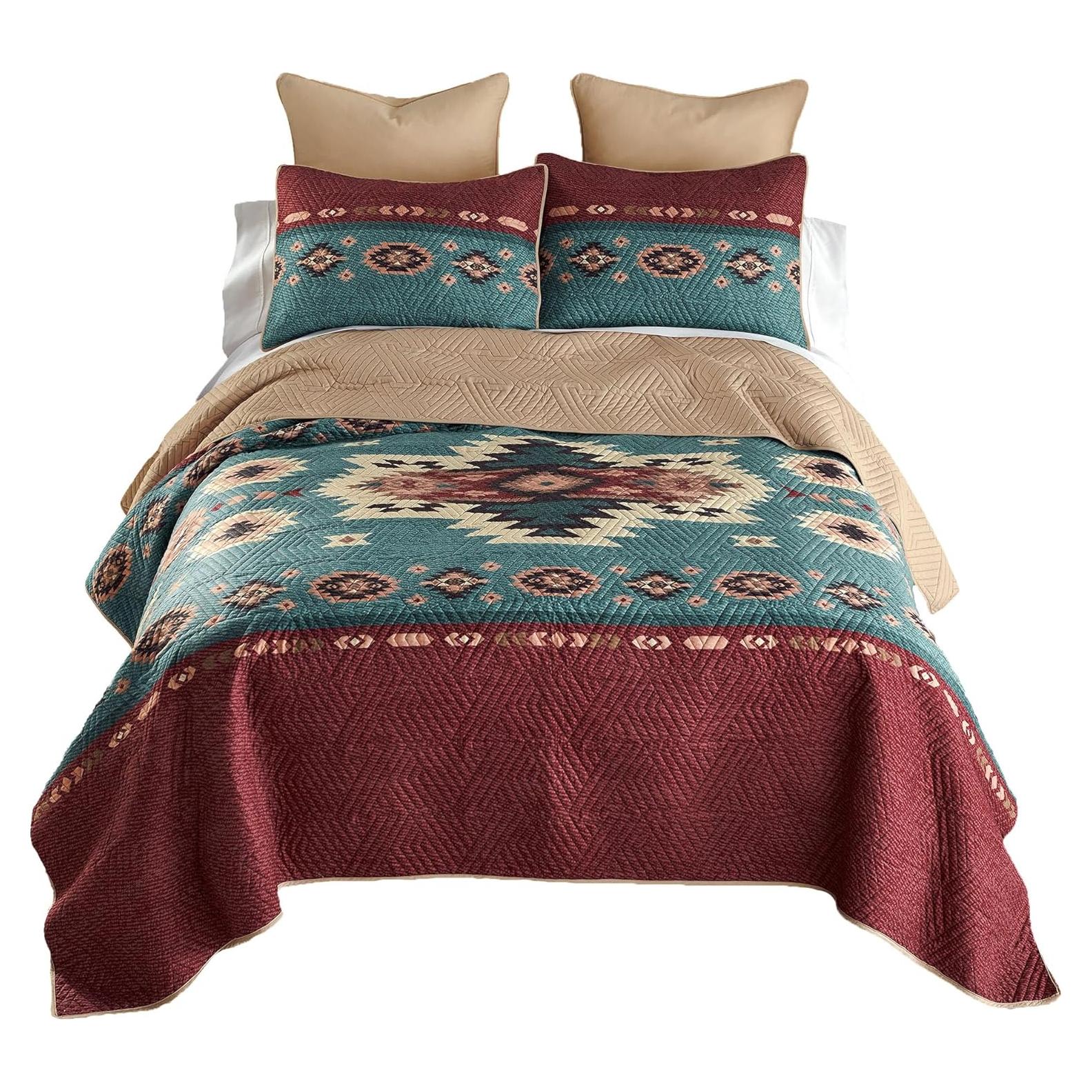 Juego de Cama Reina Donna Sharp Suroeste Apache 3 Piezas