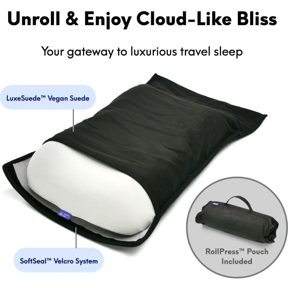 Almohada de Viaje C COJÍN LAB Espuma de Memoria Compacta