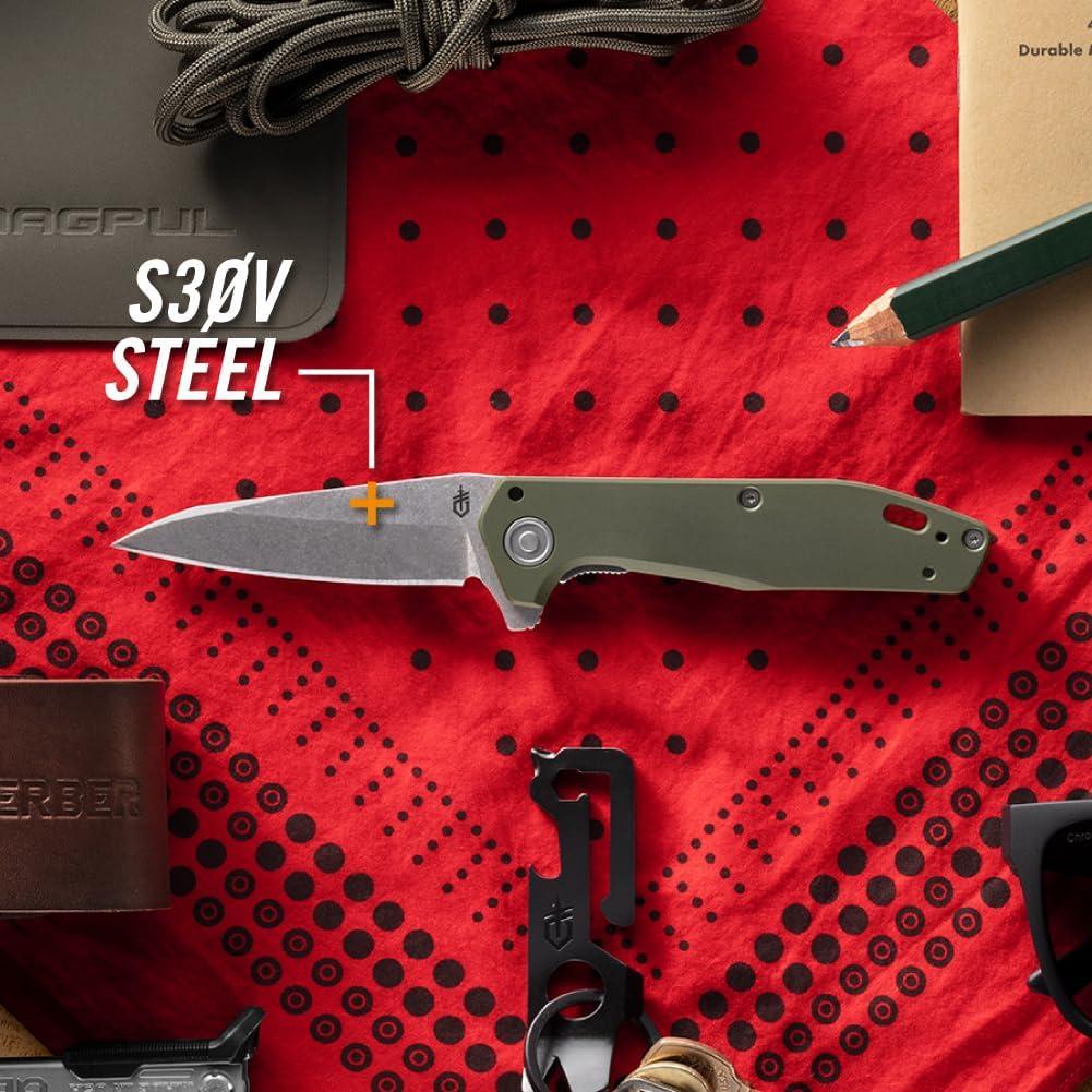 Cuchillo Plegable Gerber Gear G1612 - 3" (7.62 cm) Negro