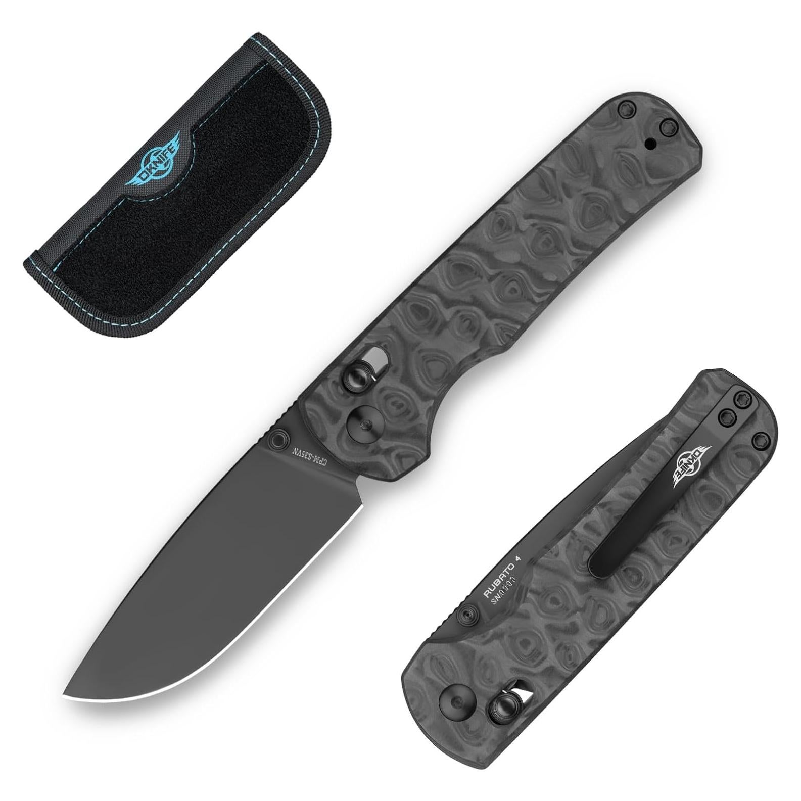 Cuchillo Plegable OKNIFE Rubato 4, Acero CPM-S35VN, Hoja 7.72 cm