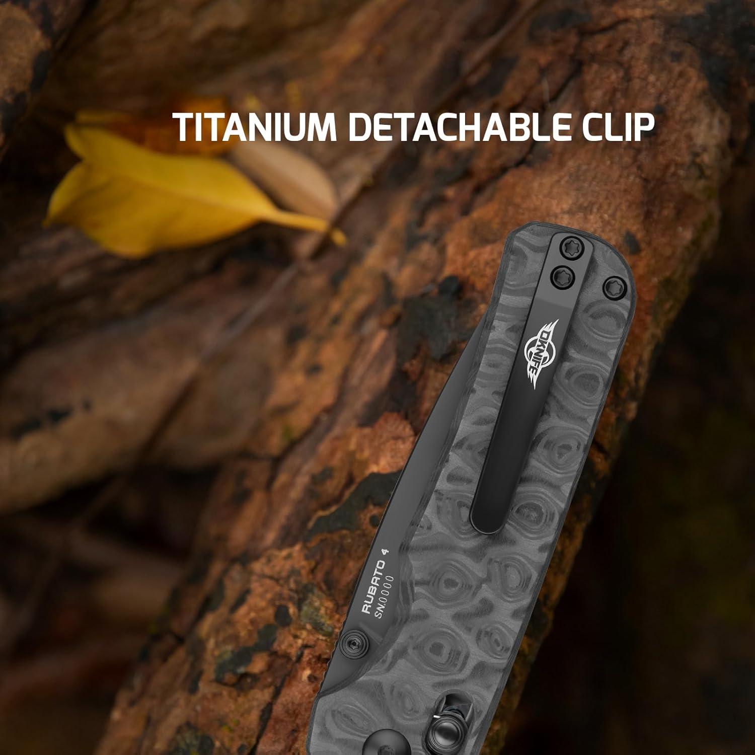 Cuchillo Plegable OKNIFE Rubato 4, Acero CPM-S35VN, Hoja 7.72 cm