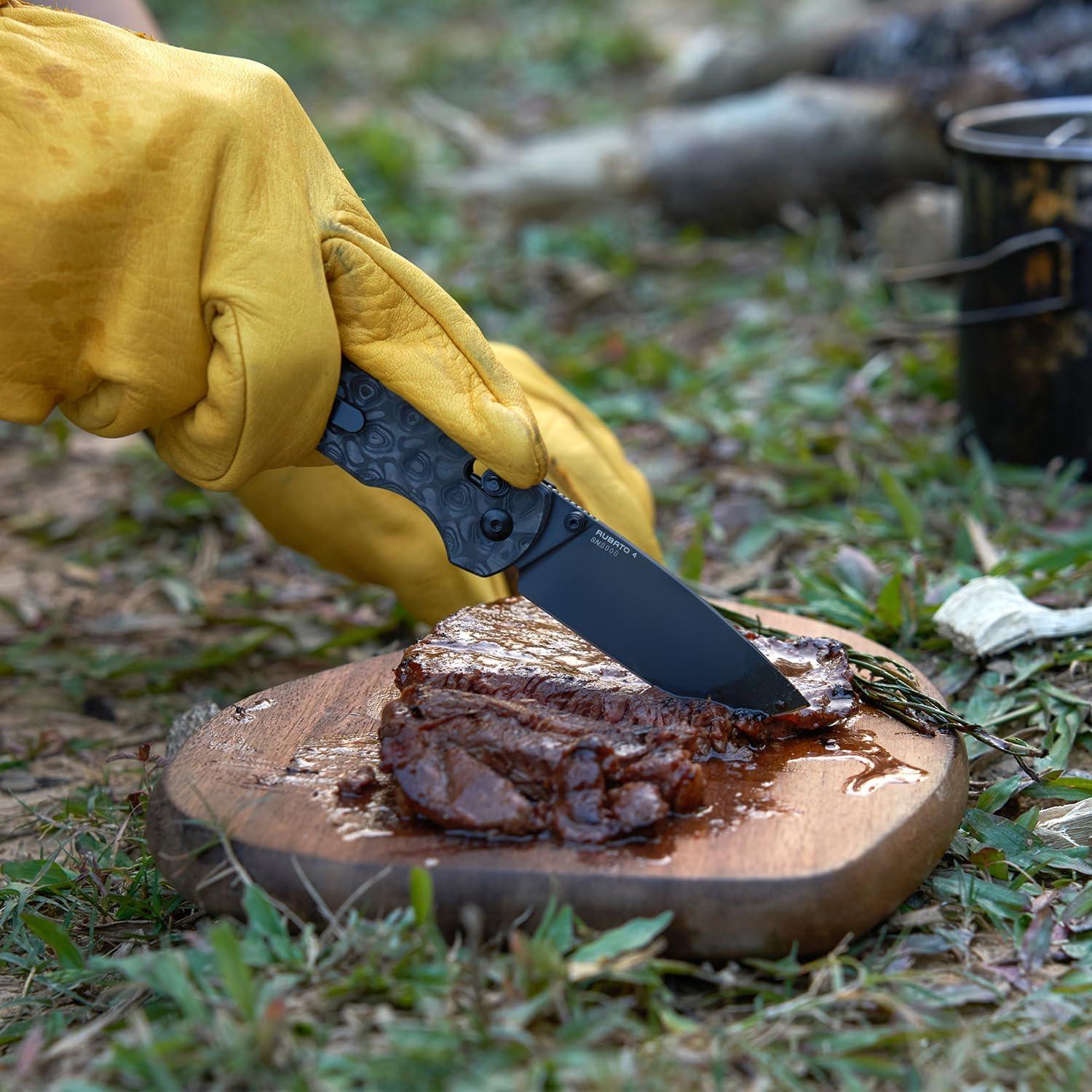 Cuchillo Plegable OKNIFE Rubato 4, Acero CPM-S35VN, Hoja 7.72 cm