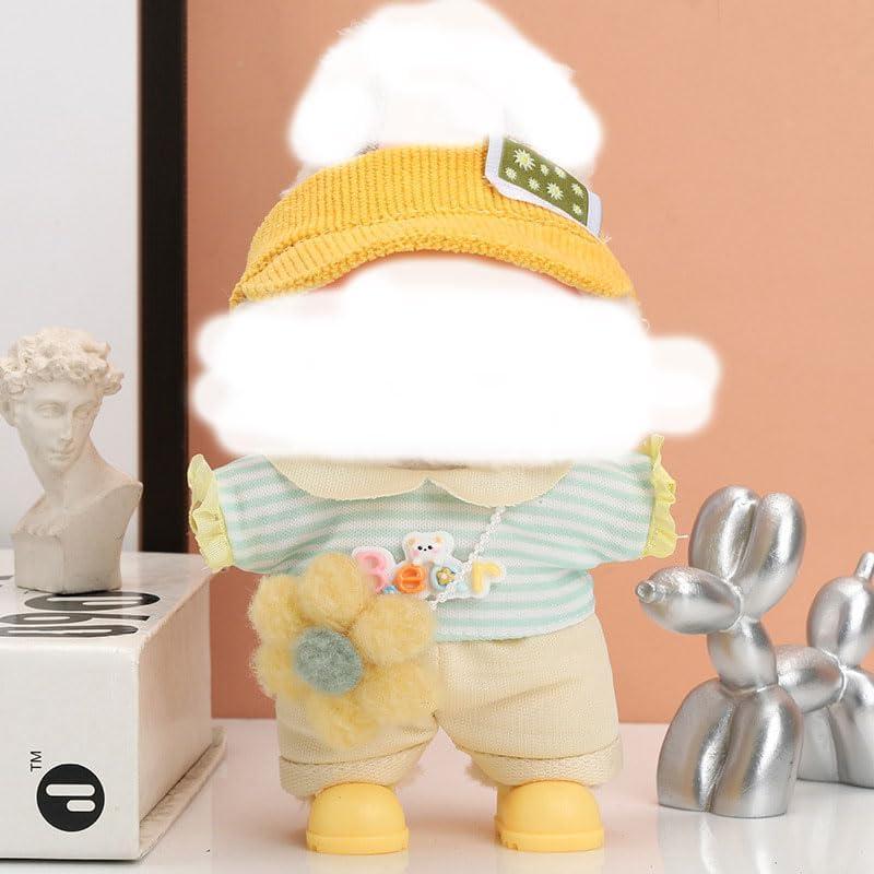 Conjunto de Ropa para Muñeca Conejo 17cm - 6 Piezas