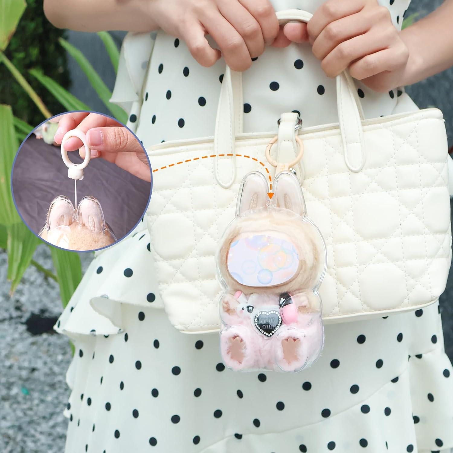 Funda Protectora Acrílica HiOKOU para Muñeca Sentado