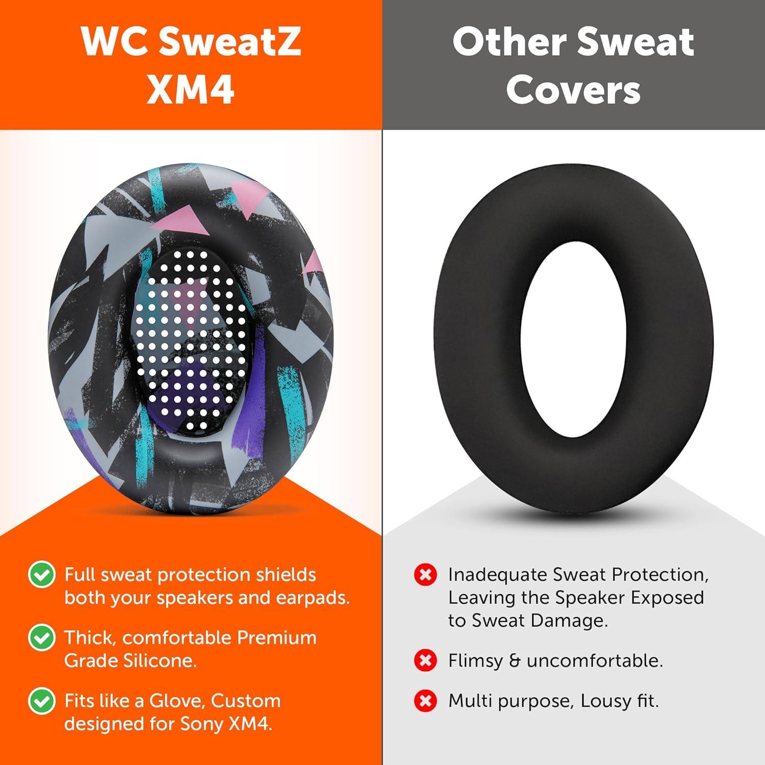Fundas Protectores de Sudor WC SweatZ para Auriculares Sony WH1000XM4