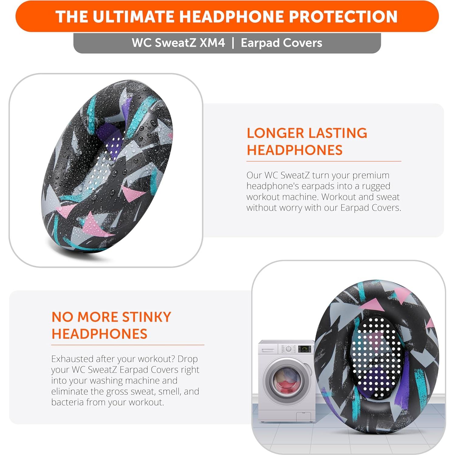 Fundas Protectores de Sudor WC SweatZ para Auriculares Sony WH1000XM4