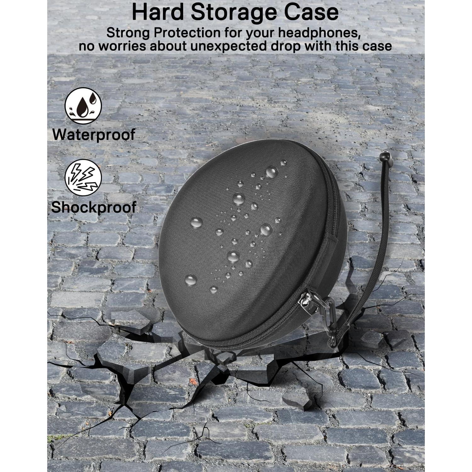 Funda Dura EVA para Auriculares Skullcandy Crusher - Negro