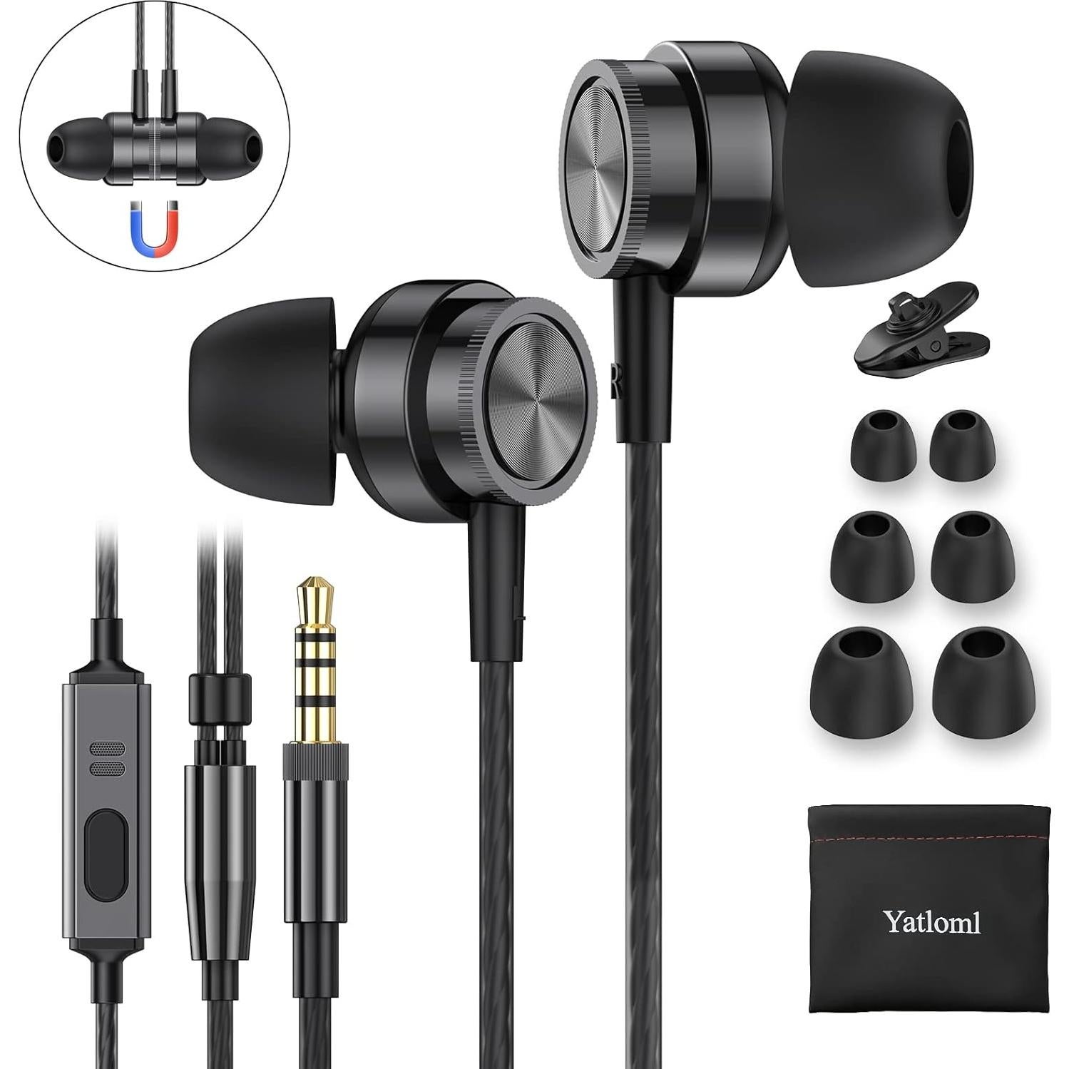 Auriculares Intrauditivos Yatloml EP610 con Micrófono 3.5mm