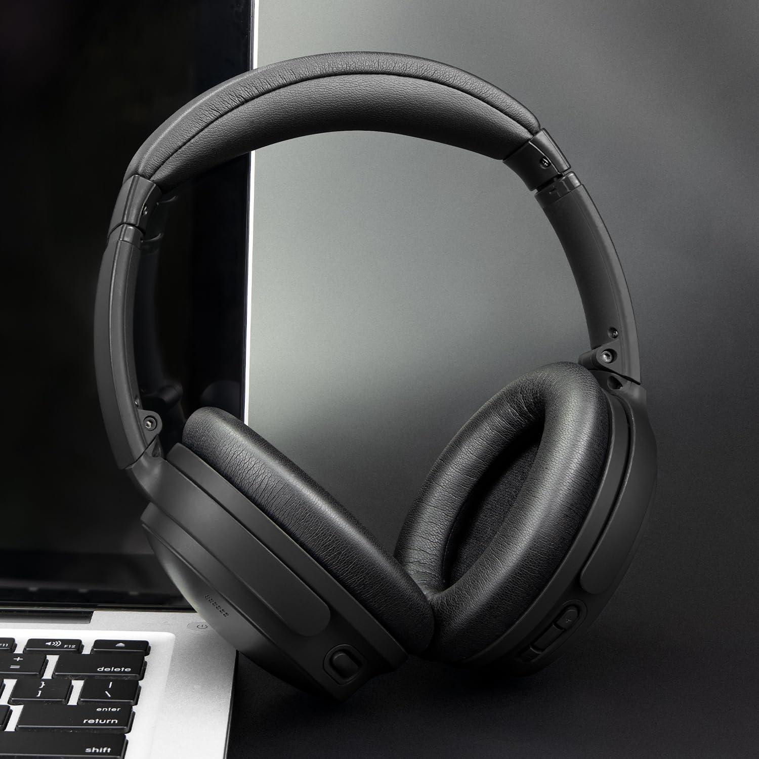 Almohadillas de Reemplazo SOULWIT para Bose QC45 - Negro