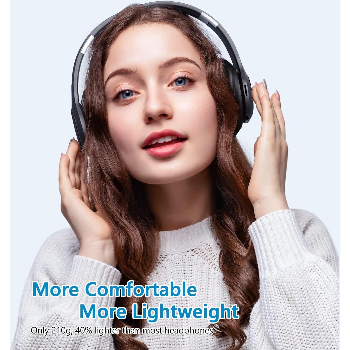 Auriculares Bluetooth Tuitager 60H Hi-Fi Estéreo Plegables