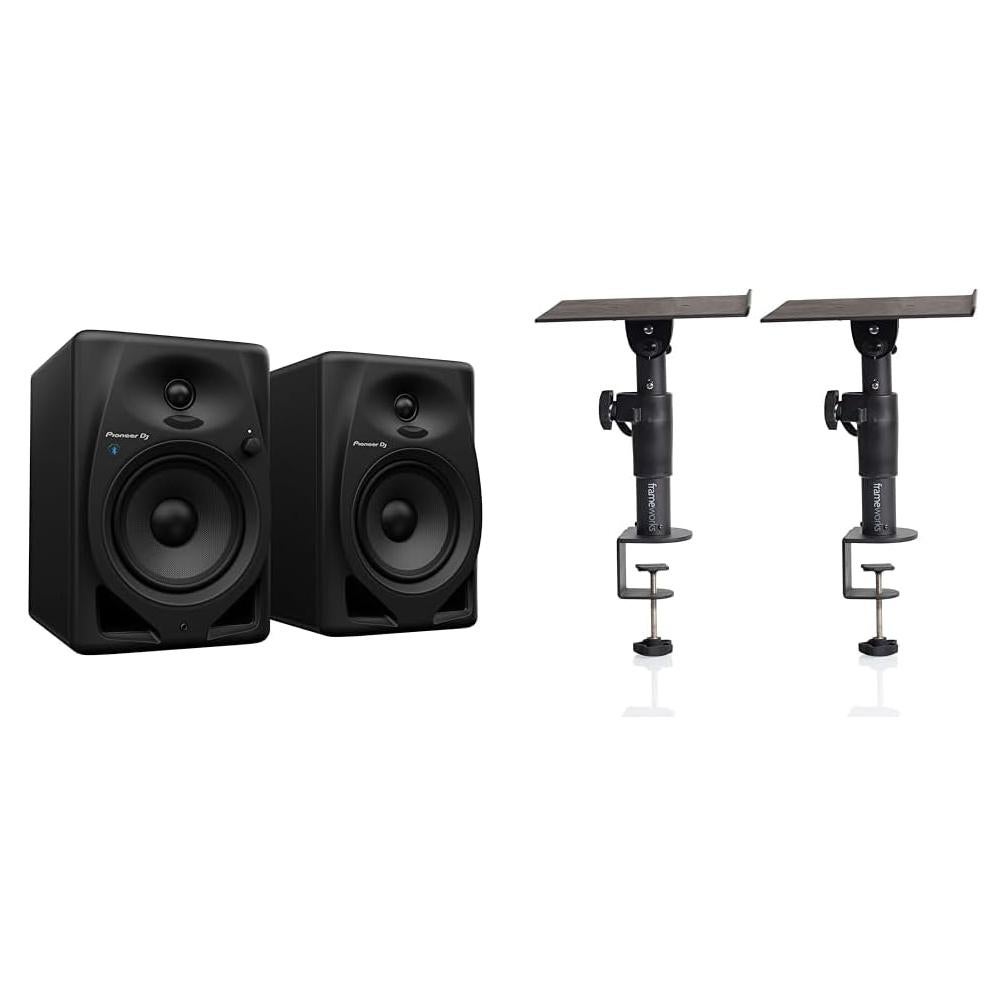 Monitores Activos Pioneer DJ DM-50D-BT 5" con Soportes