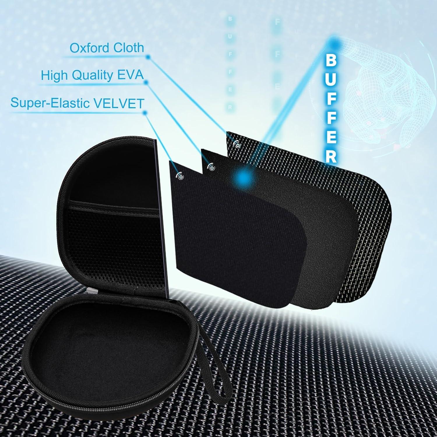 Funda para Auriculares XANAD Negro - Compatible con Beats, JBL, JLab