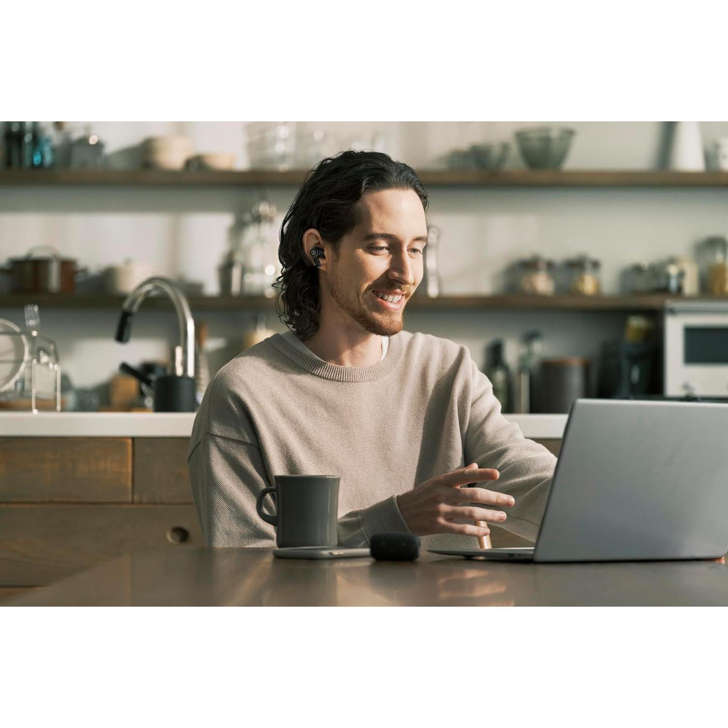 Auriculares Inalámbricos Audio-Technica ATH-TWX7BK, Negro