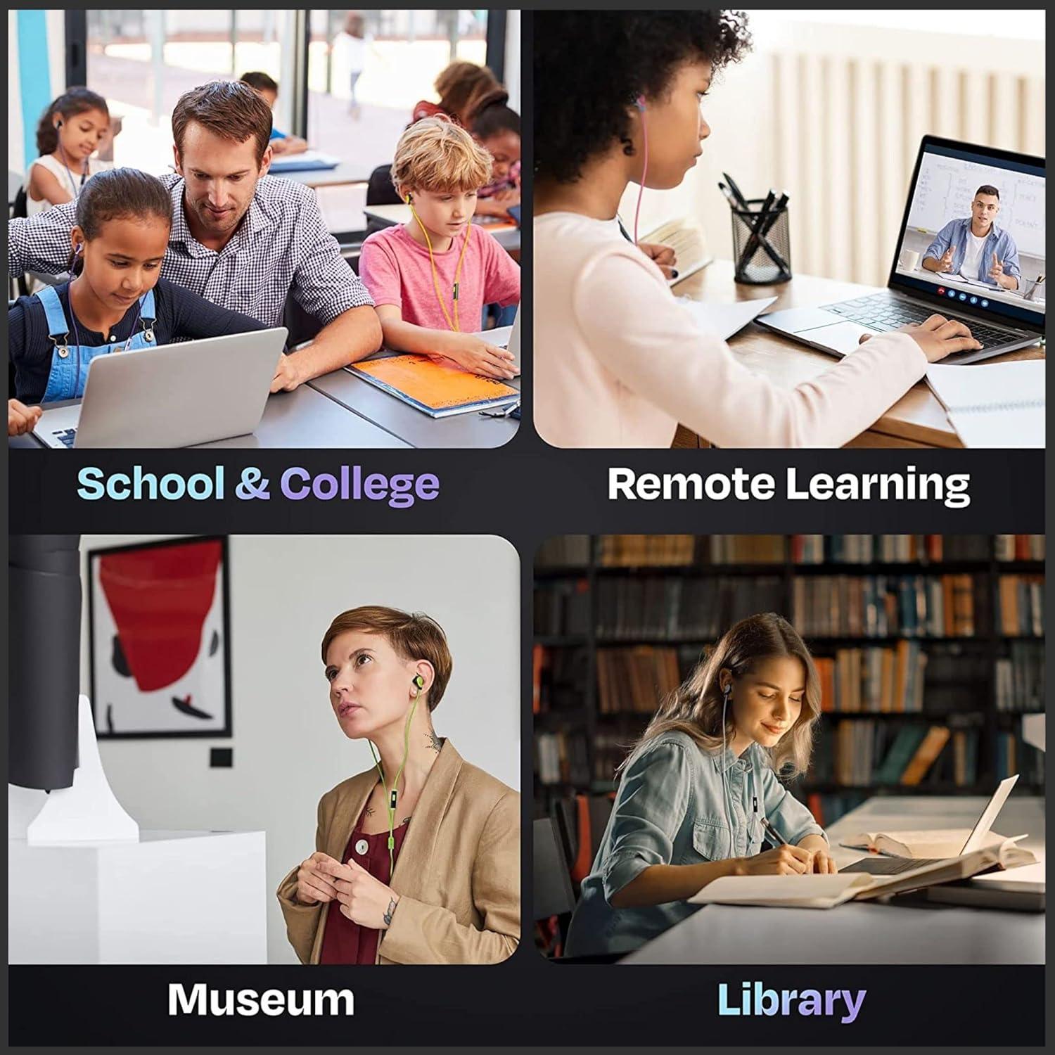 Auriculares JustJamz 100 Pack Blancos con Cable 3.5mm