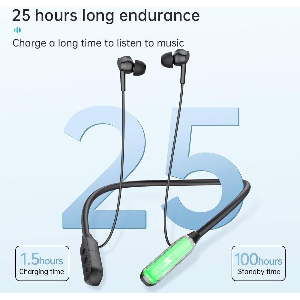 Auriculares Bluetooth Deportivos LANDIBO Y9J, 25H In-Ear
