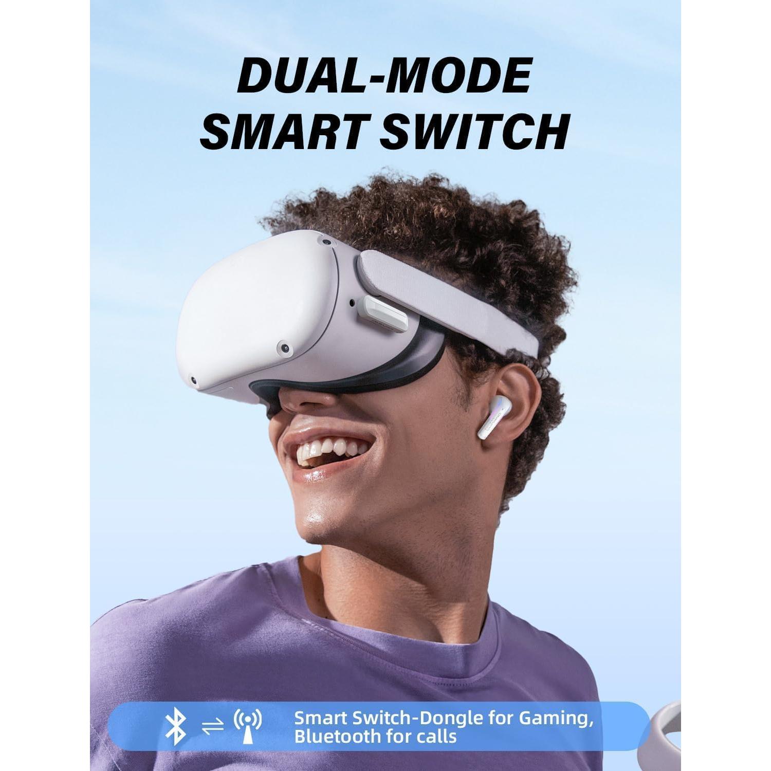 Auriculares Inalámbricos ONIKUMA T27 20ms Latencia Baja Blanco