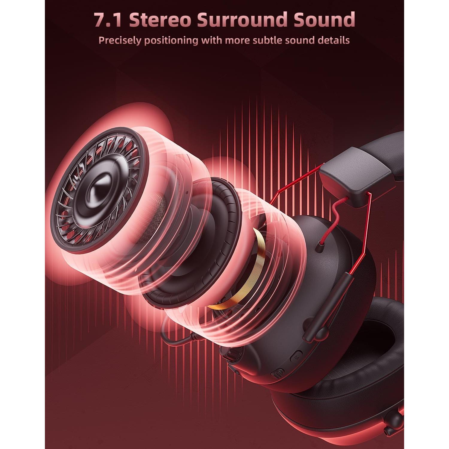 Auriculares Gaming Inalámbricos Mytrix Tac Master 50H RGB