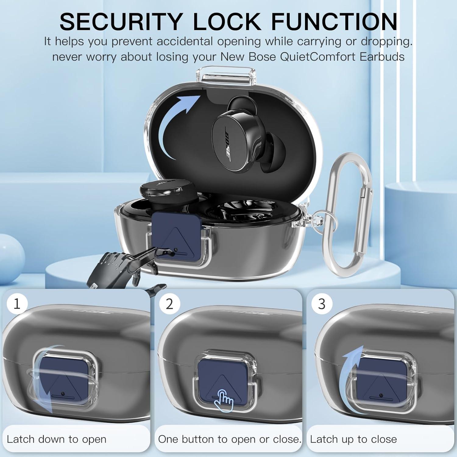 Funda protectora TUDIOW para auriculares Bose QuietComfort 2024