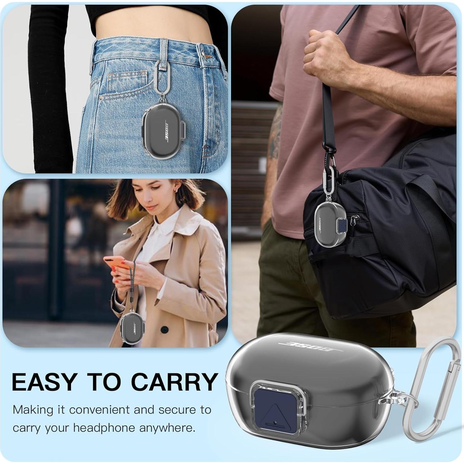 Funda protectora TUDIOW para auriculares Bose QuietComfort 2024