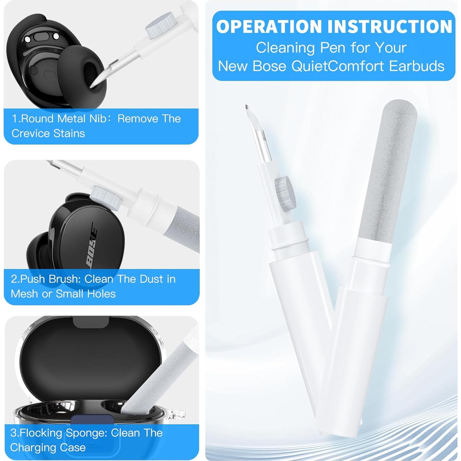 Funda protectora TUDIOW para auriculares Bose QuietComfort 2024