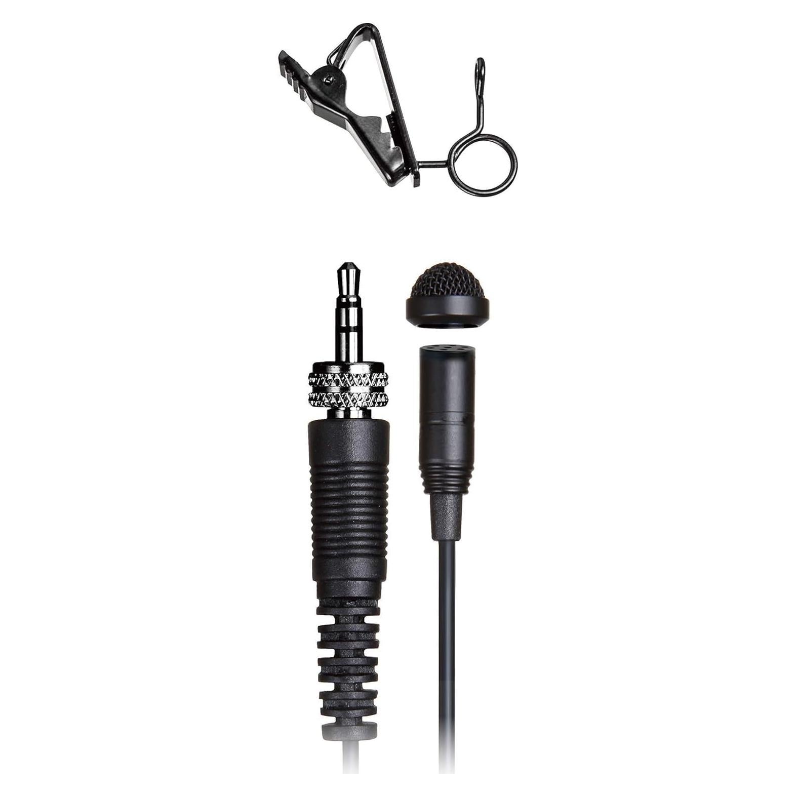Micrófono Lavalier Tascam TM-10LB, Conector 3.5mm, Negro