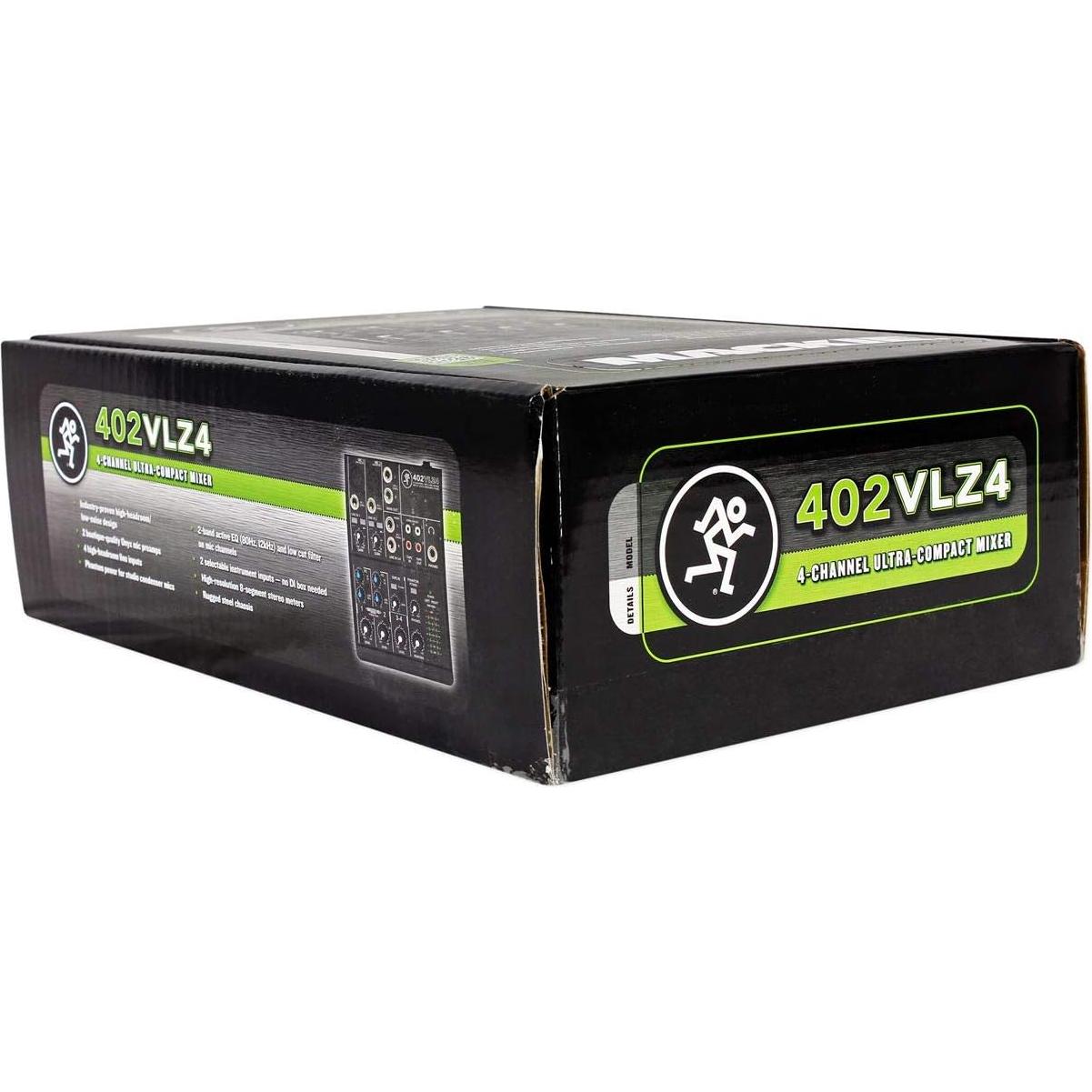 Mackie 402VLZ4 Mezclador Ultra Compacto 4 Canales Onyx