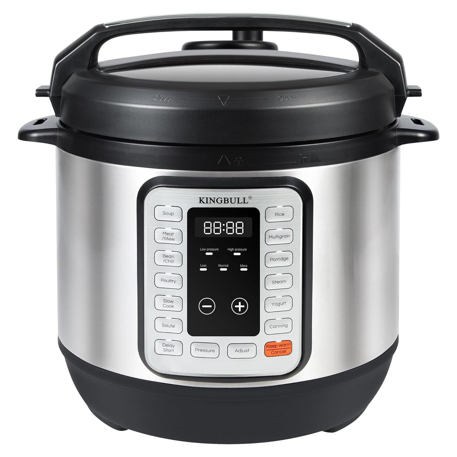 Olla de Presión Eléctrica KINGBULL 12 en 1 5.68L Antiadherente