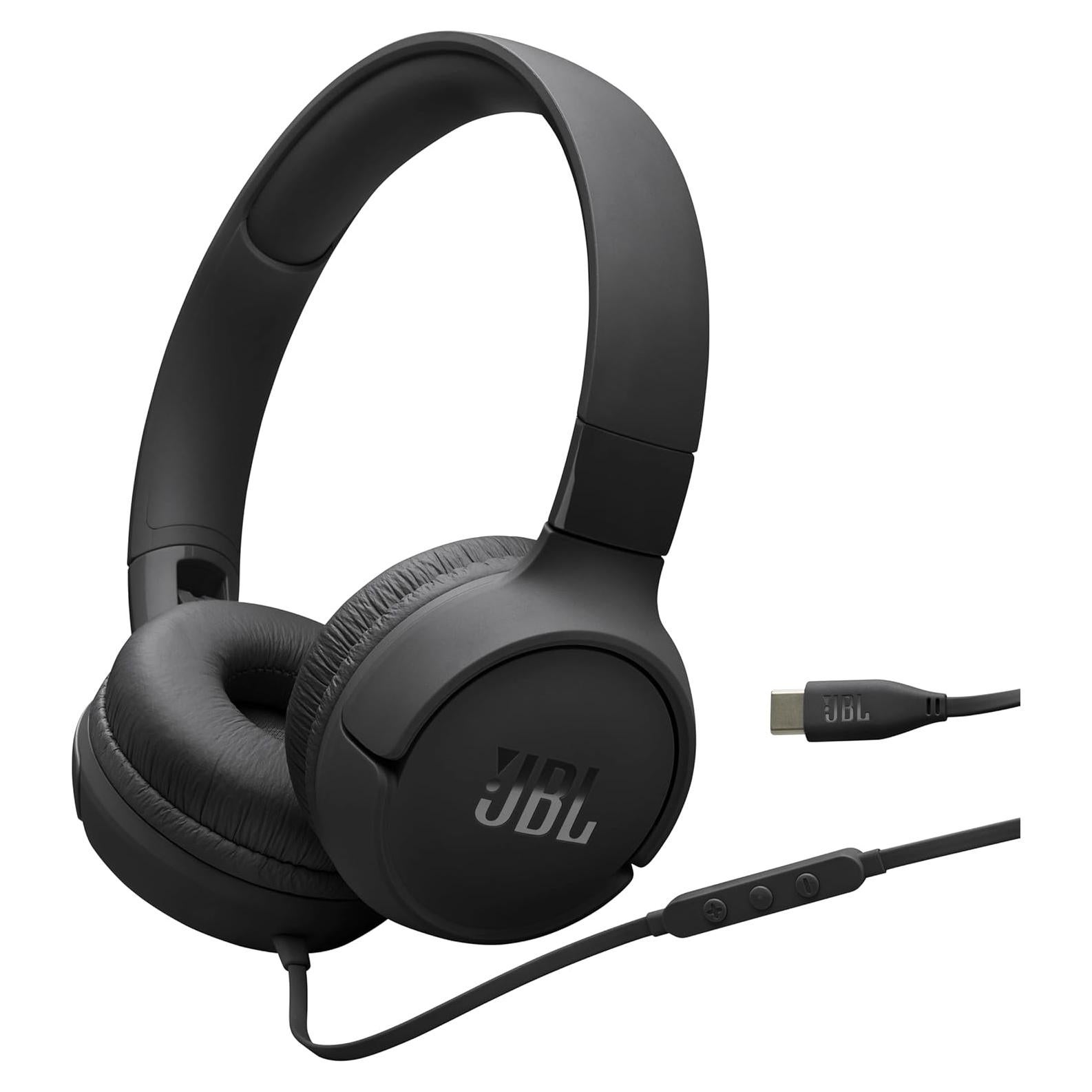 Auriculares JBL Tune 520C USB-C con sonido de graves potentes