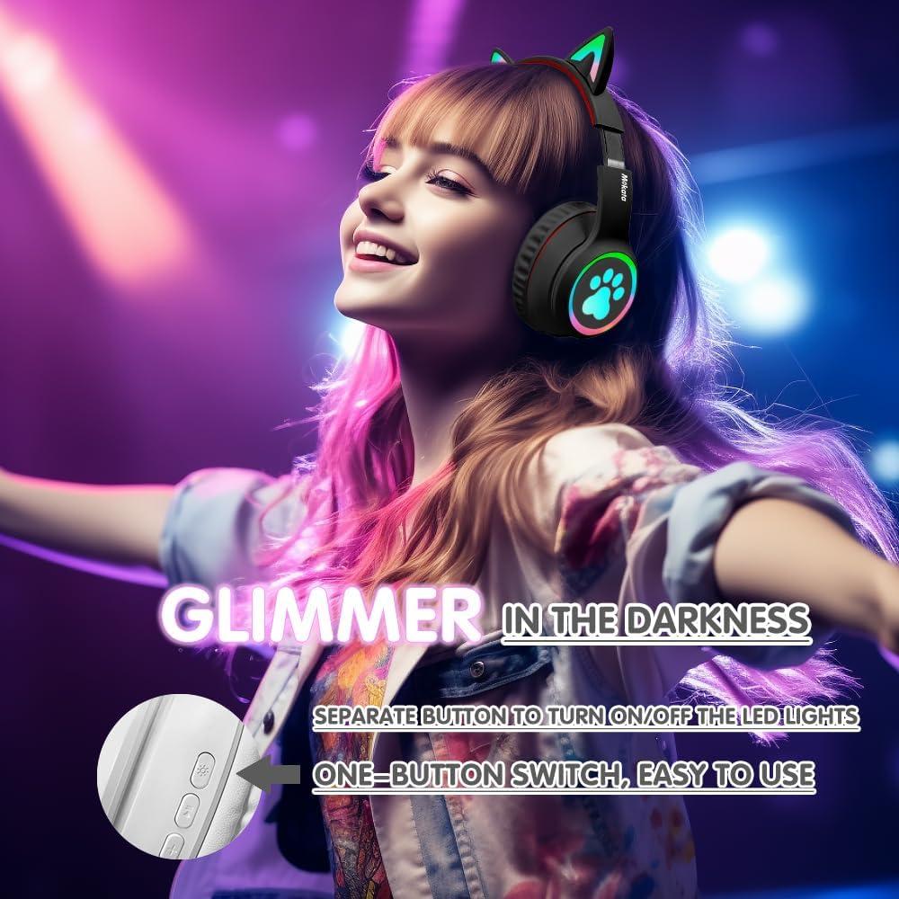 Auriculares Inalámbricos Bluetooth 5.3 MOKATA B12 Negro 60H