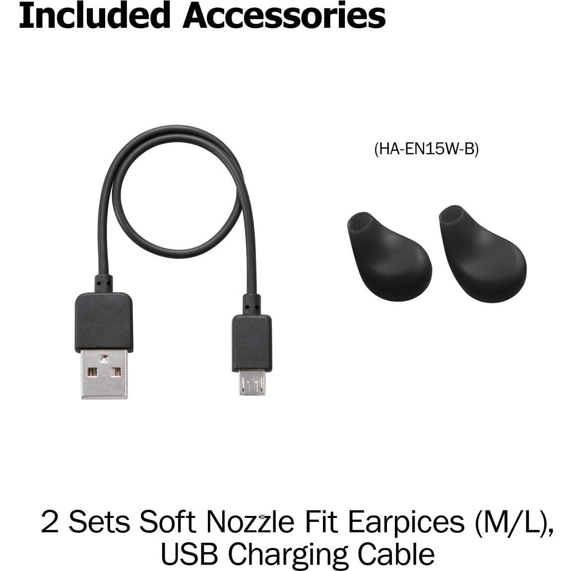 Auriculares Inalámbricos JVC HA-EN15WH Deportivos Bluetooth IPX2