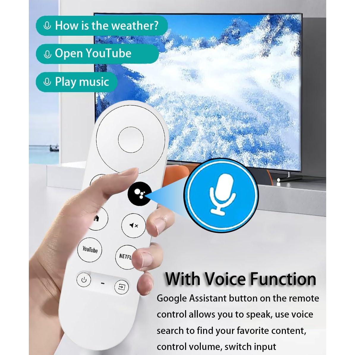 Control Remoto por Voz AieSHOP para Google Chromecast 4K