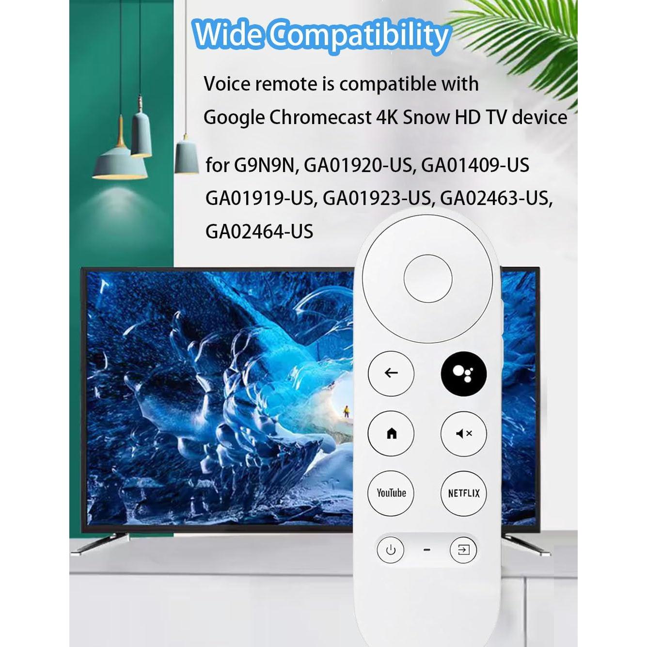 Control Remoto por Voz AieSHOP para Google Chromecast 4K