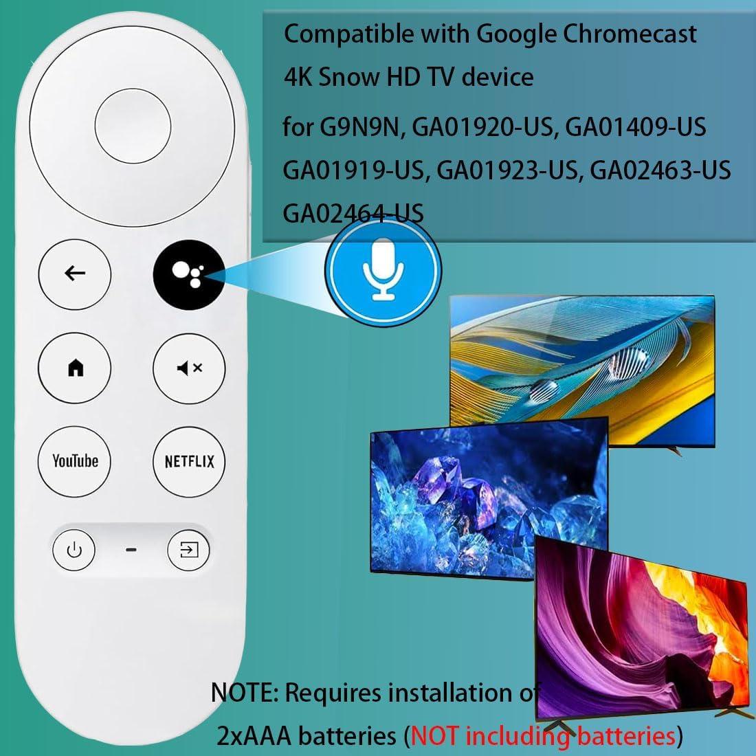 Control Remoto por Voz AieSHOP para Google Chromecast 4K