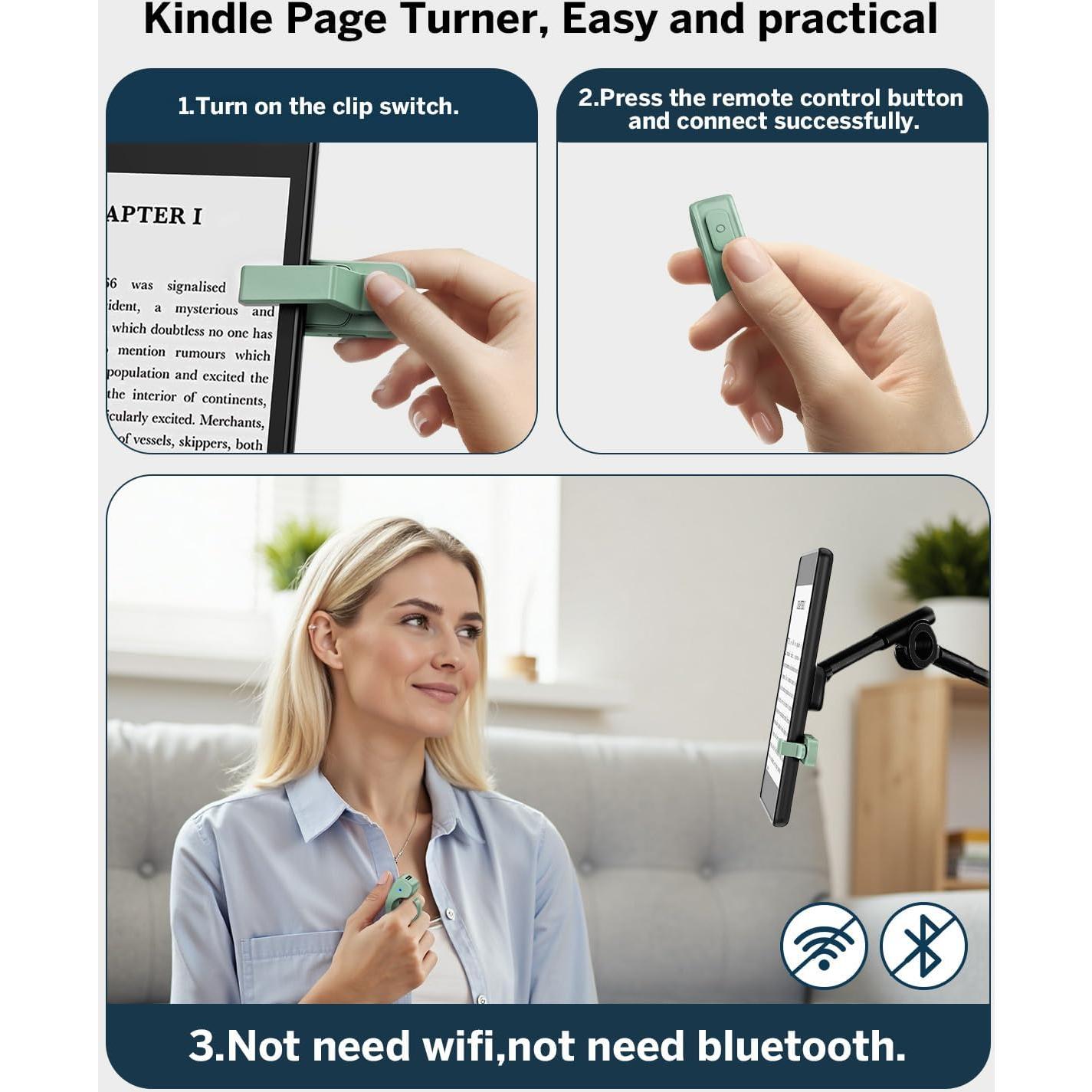 Anillo Control Remoto DATAFY FYQ-K1-Ring Verde para Kindle y Tablets