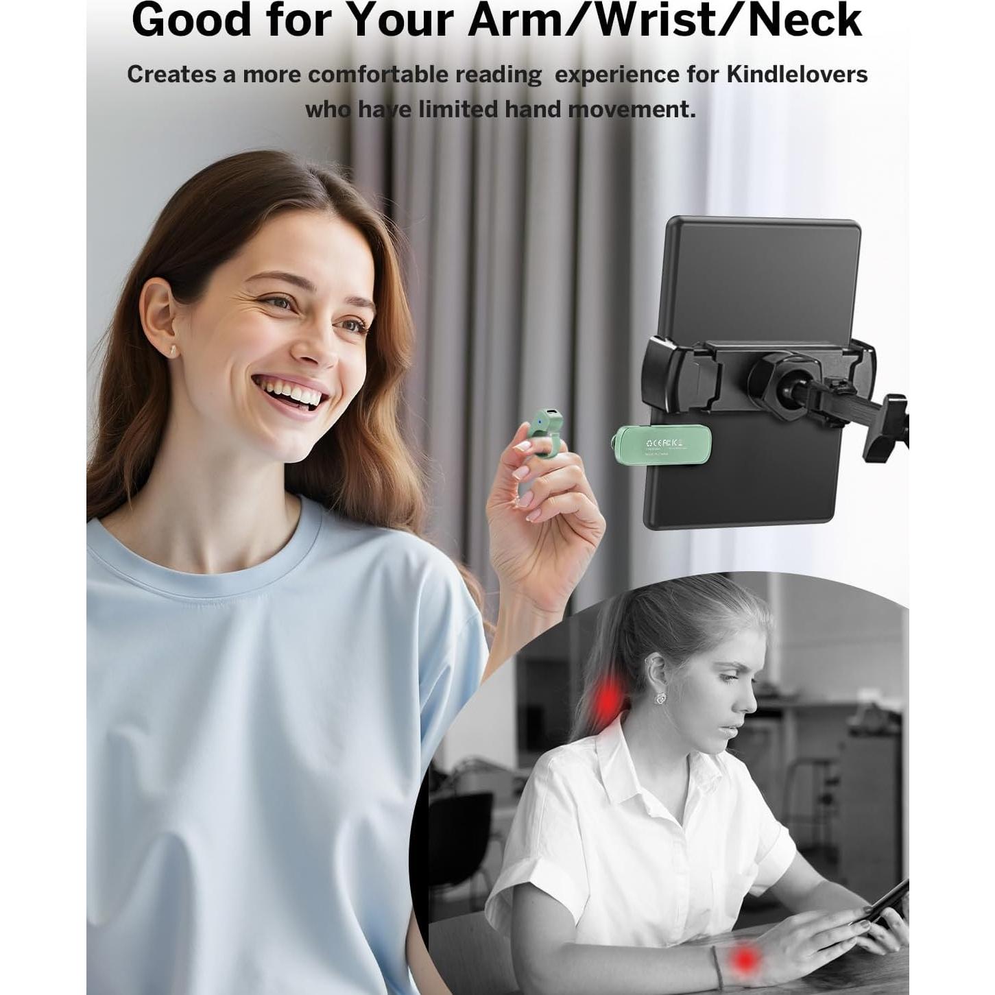 Anillo Control Remoto DATAFY FYQ-K1-Ring Verde para Kindle y Tablets