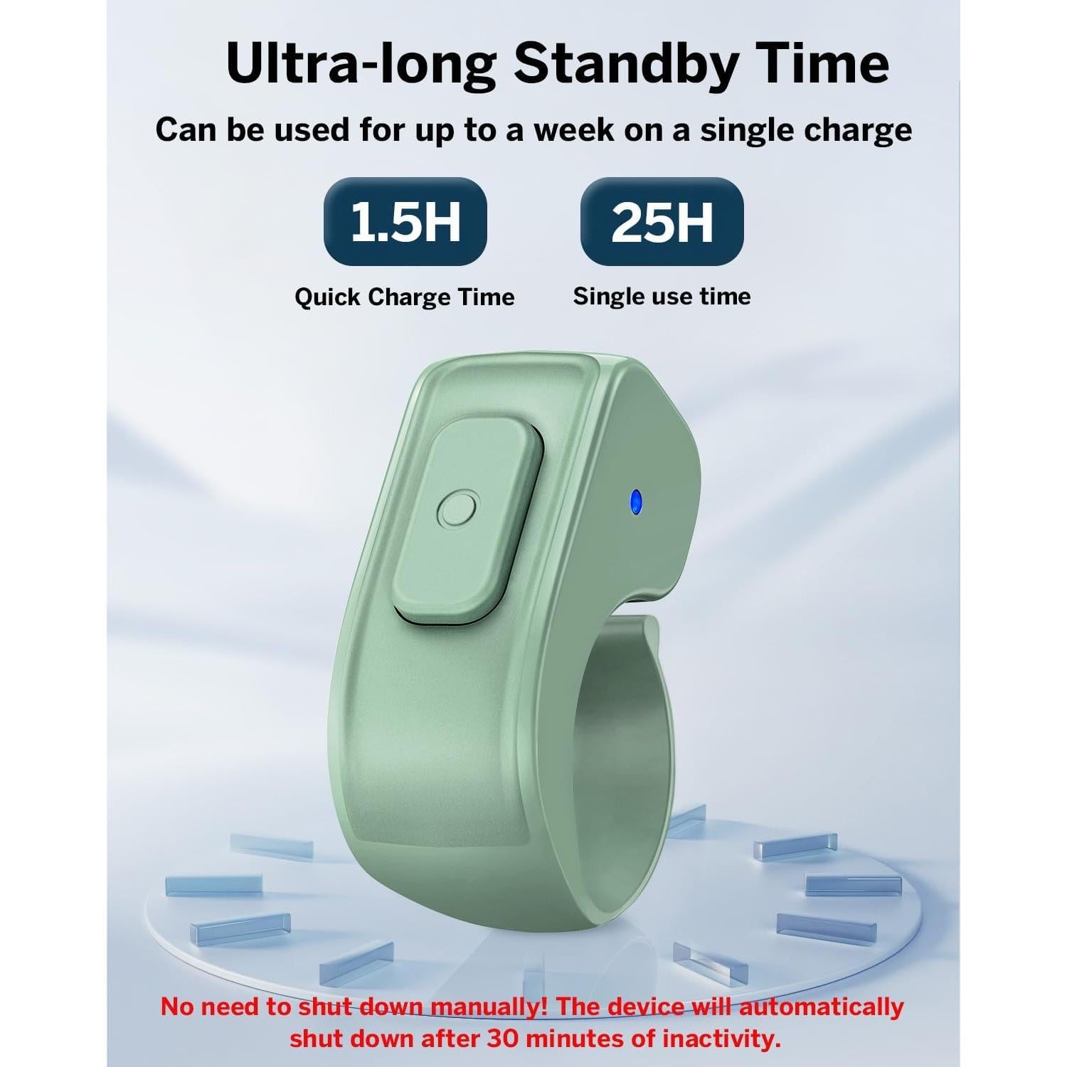 Anillo Control Remoto DATAFY FYQ-K1-Ring Verde para Kindle y Tablets