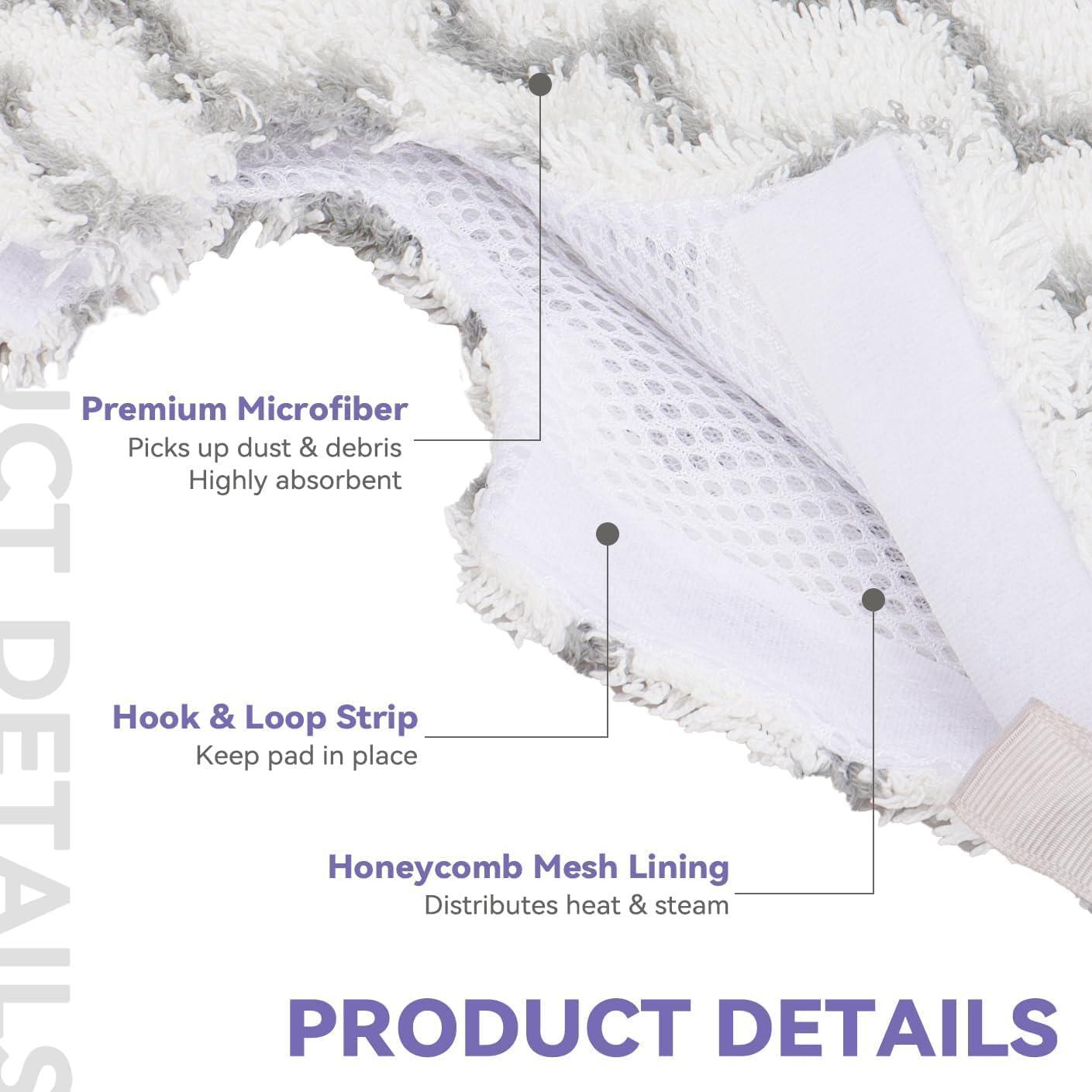 Paños de Microfibra Sgizoku para Mopas Shark Steam Pocket - 12 Unidades