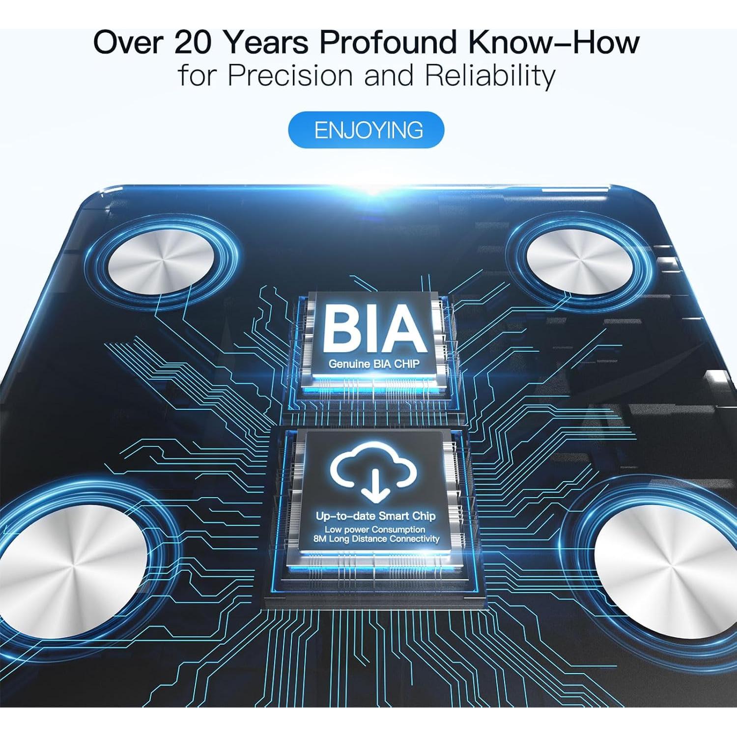 Báscula de Baño Inteligente Vitafit VT702 - 181.44kg, Análisis Corporal