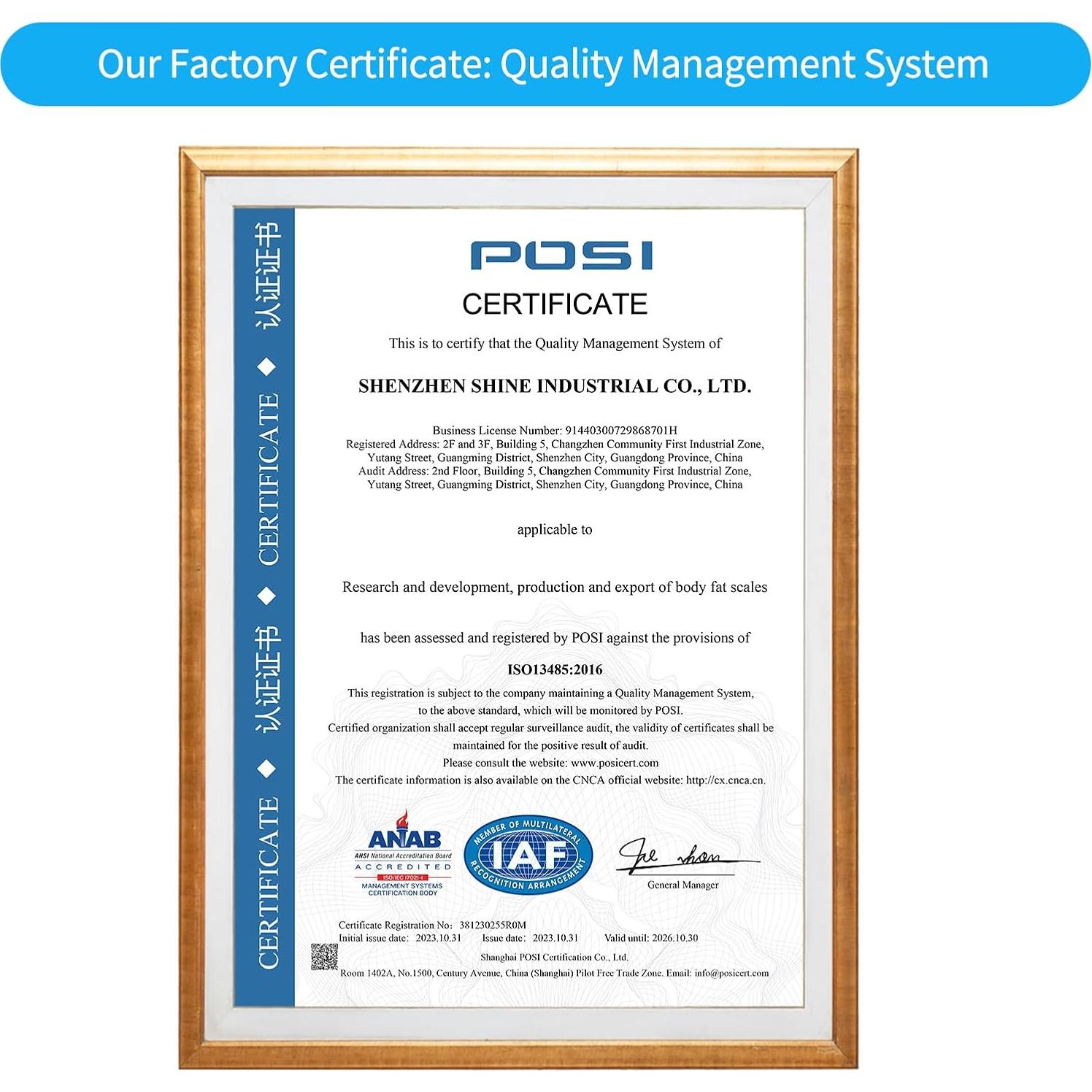 Báscula de Baño Inteligente Vitafit VT702 - 181.44kg, Análisis Corporal