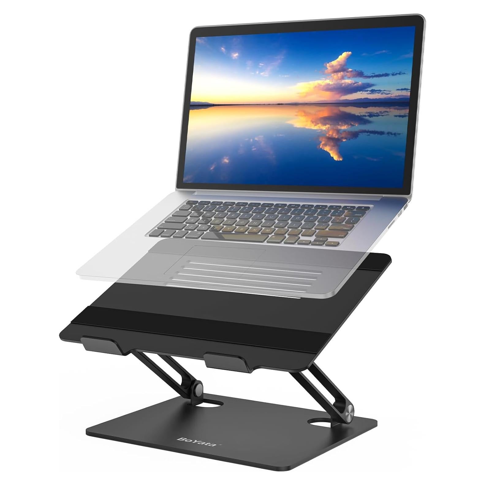 Soporte para Laptop BoYata N21 Negro Ajustable hasta 17"