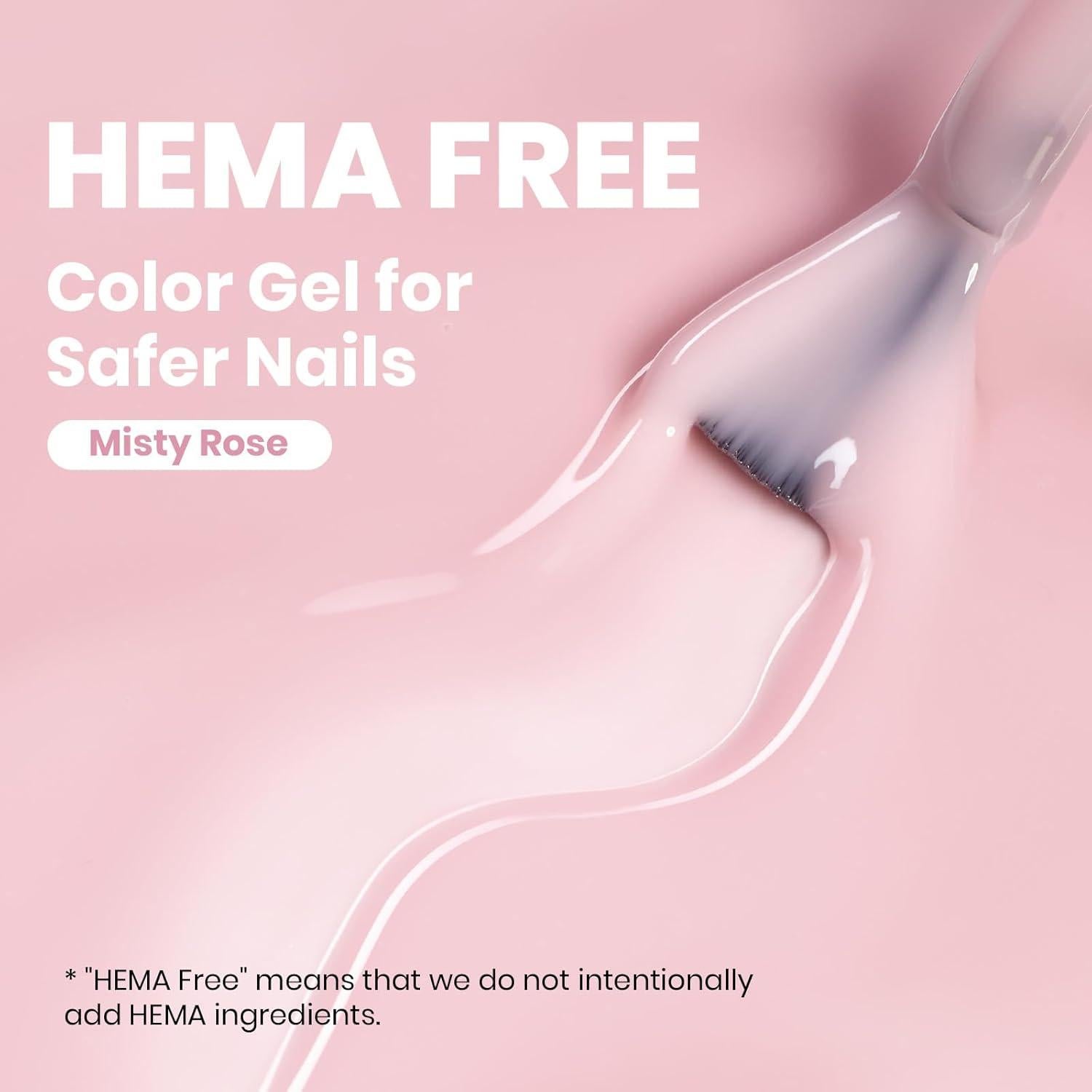 Esmalte de Uñas Gel Rosa Nude Beetles 15ml Libre de HEMA