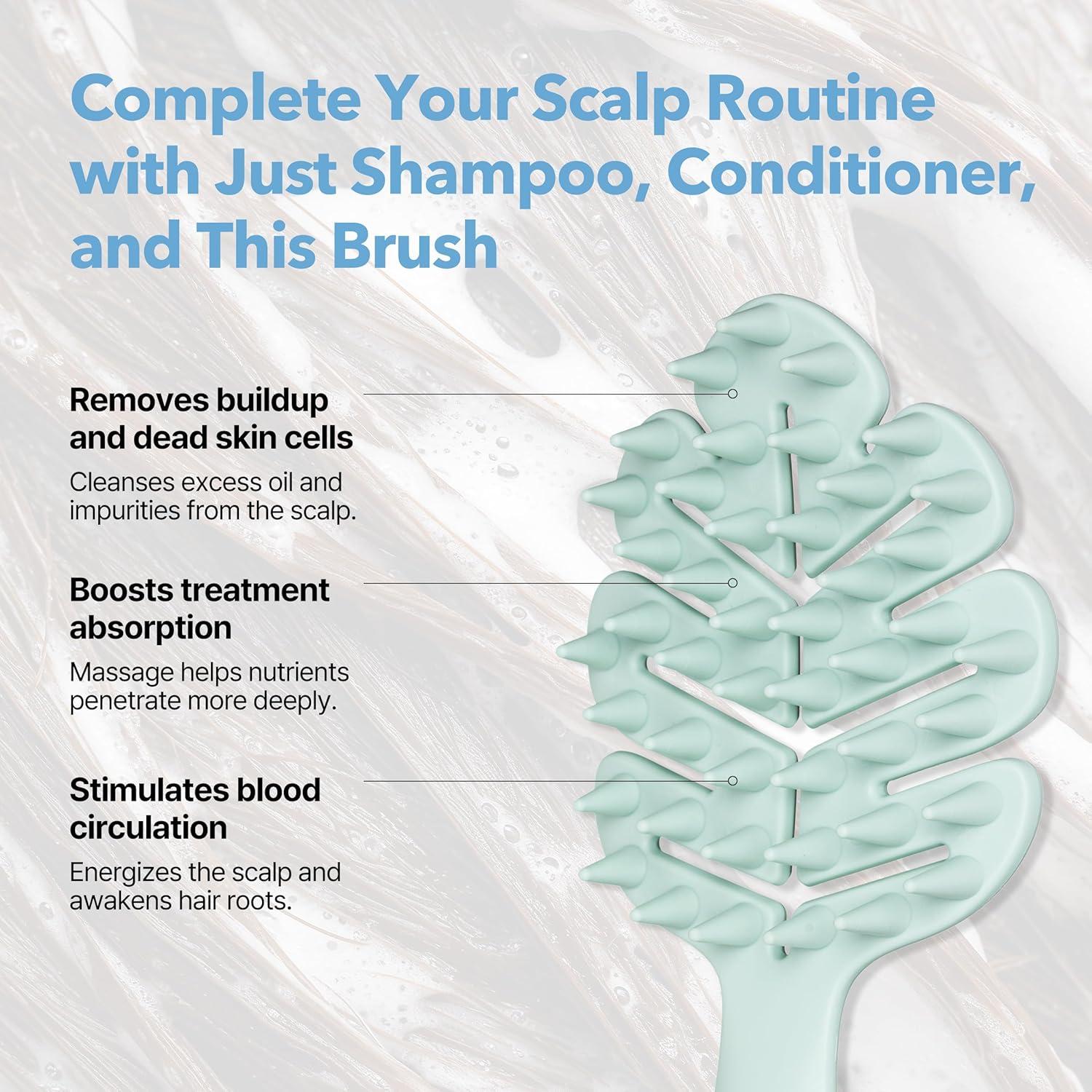 Set de 2 Cepillos de Masaje Sylune para Cuero Cabelludo