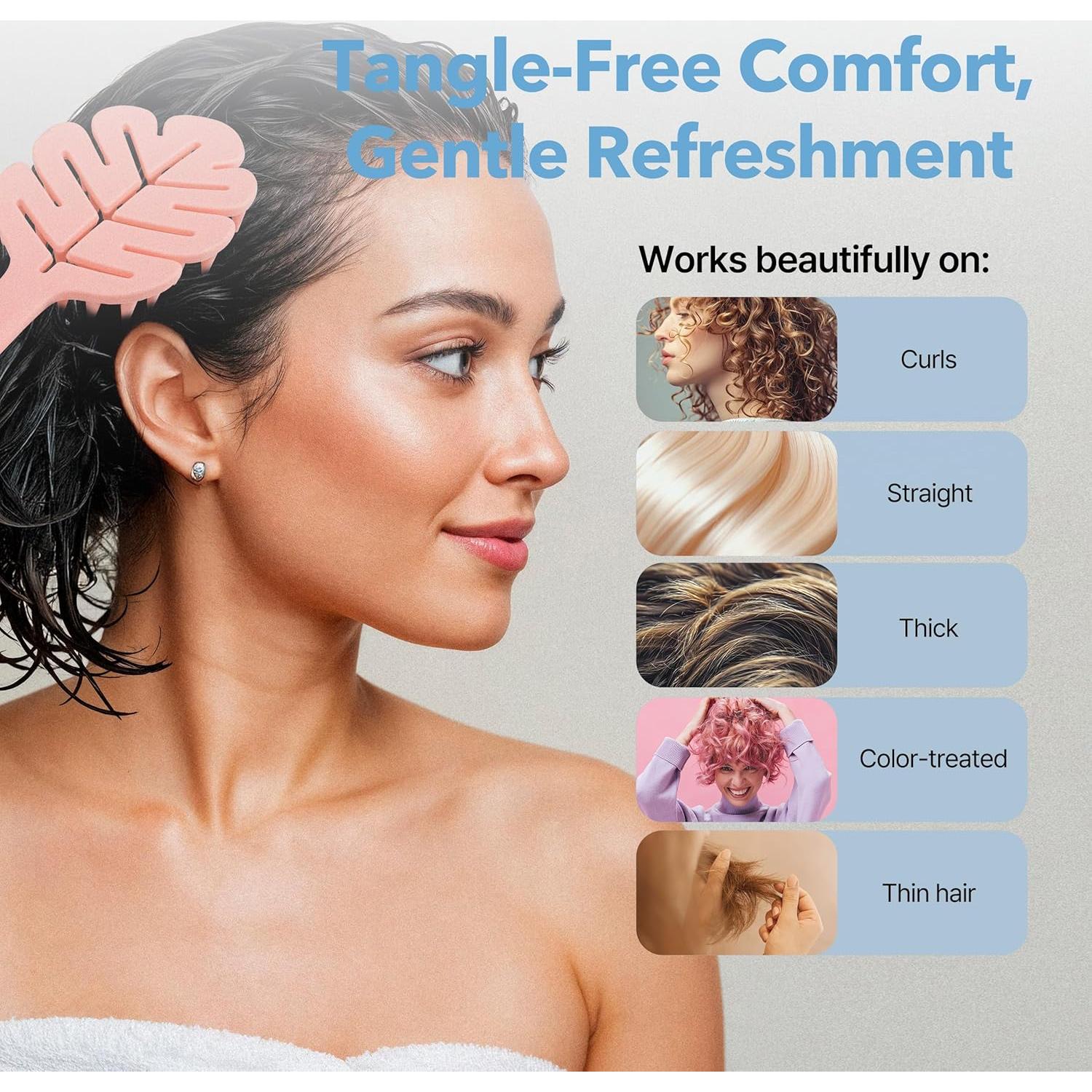 Set de 2 Cepillos de Masaje Sylune para Cuero Cabelludo