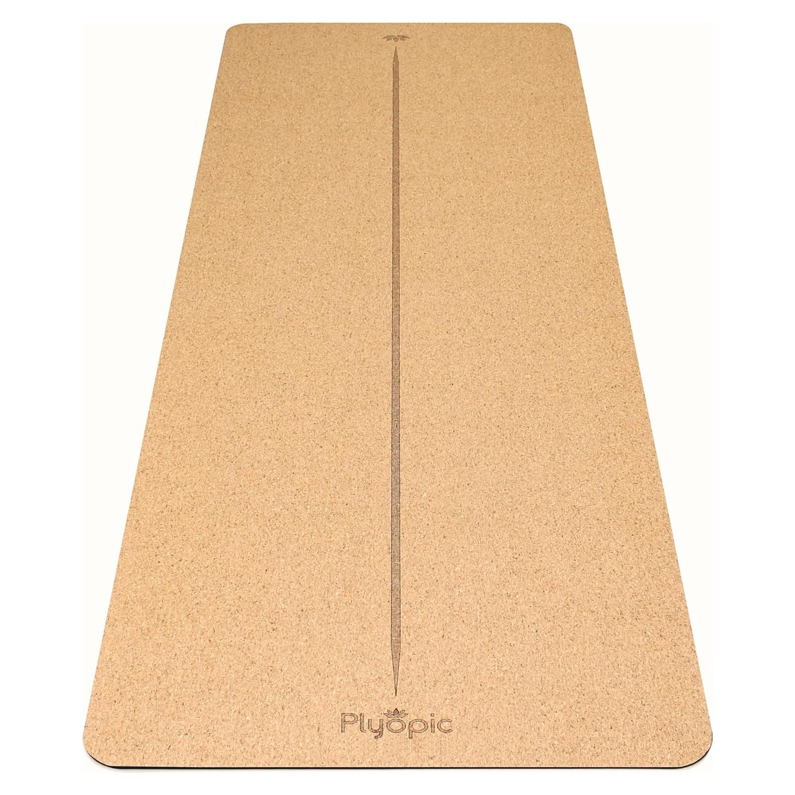 Esterilla de Yoga Plyopic de Corcho Antideslizante 185x66cm