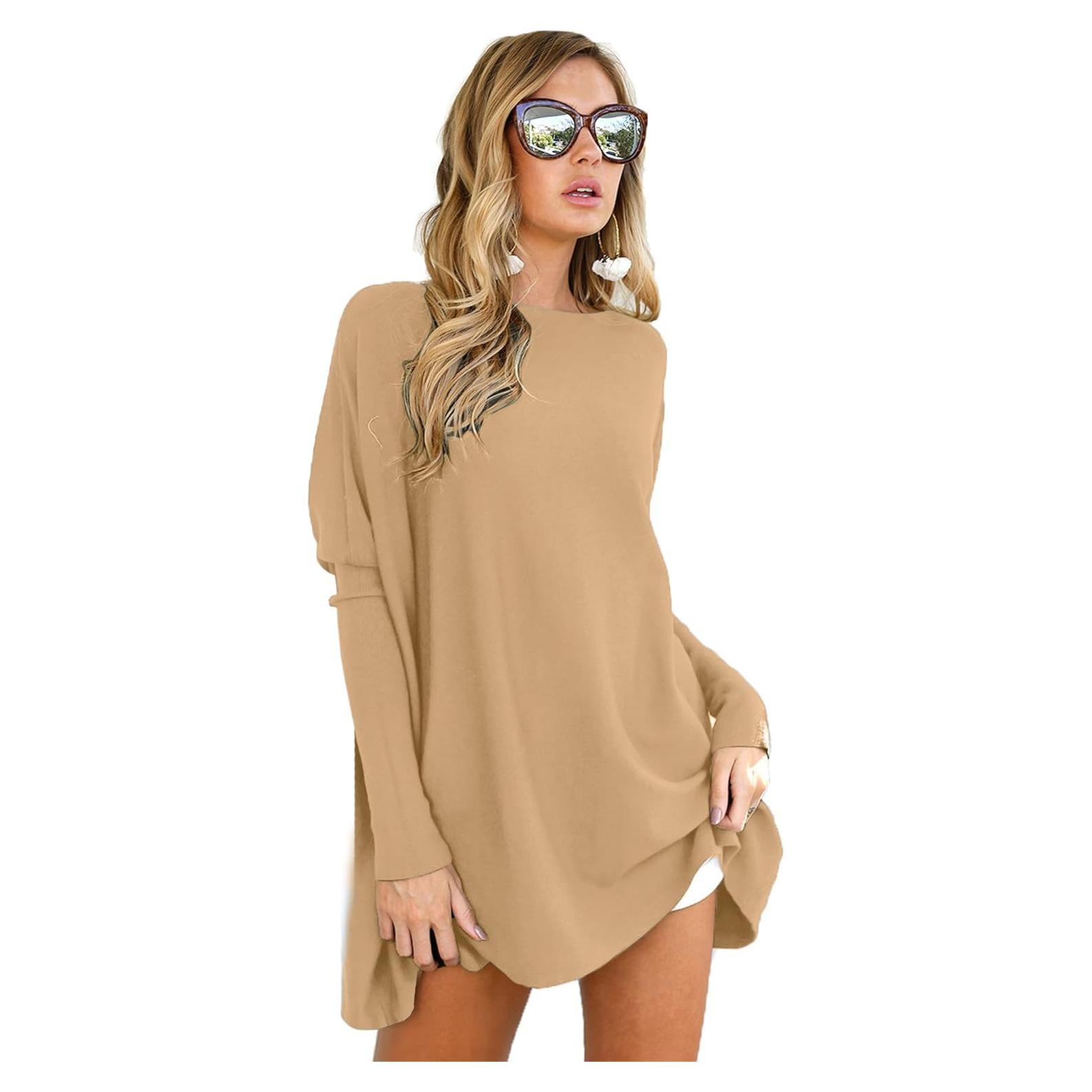 Camiseta Oversized LIYOHON para Mujeres, Túnica Casual